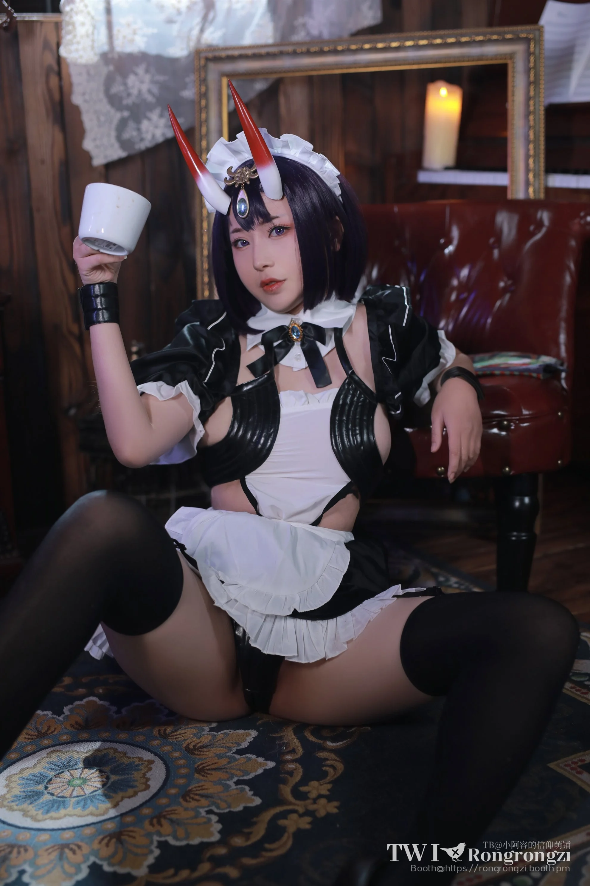 Đọc truyện hentai Tuyển tập Albums siêu phẩm Cosplay - Chap 897 - [Xiao Rongzi Gugugu] Shuten Doushi Maid (Fate Grand Order)