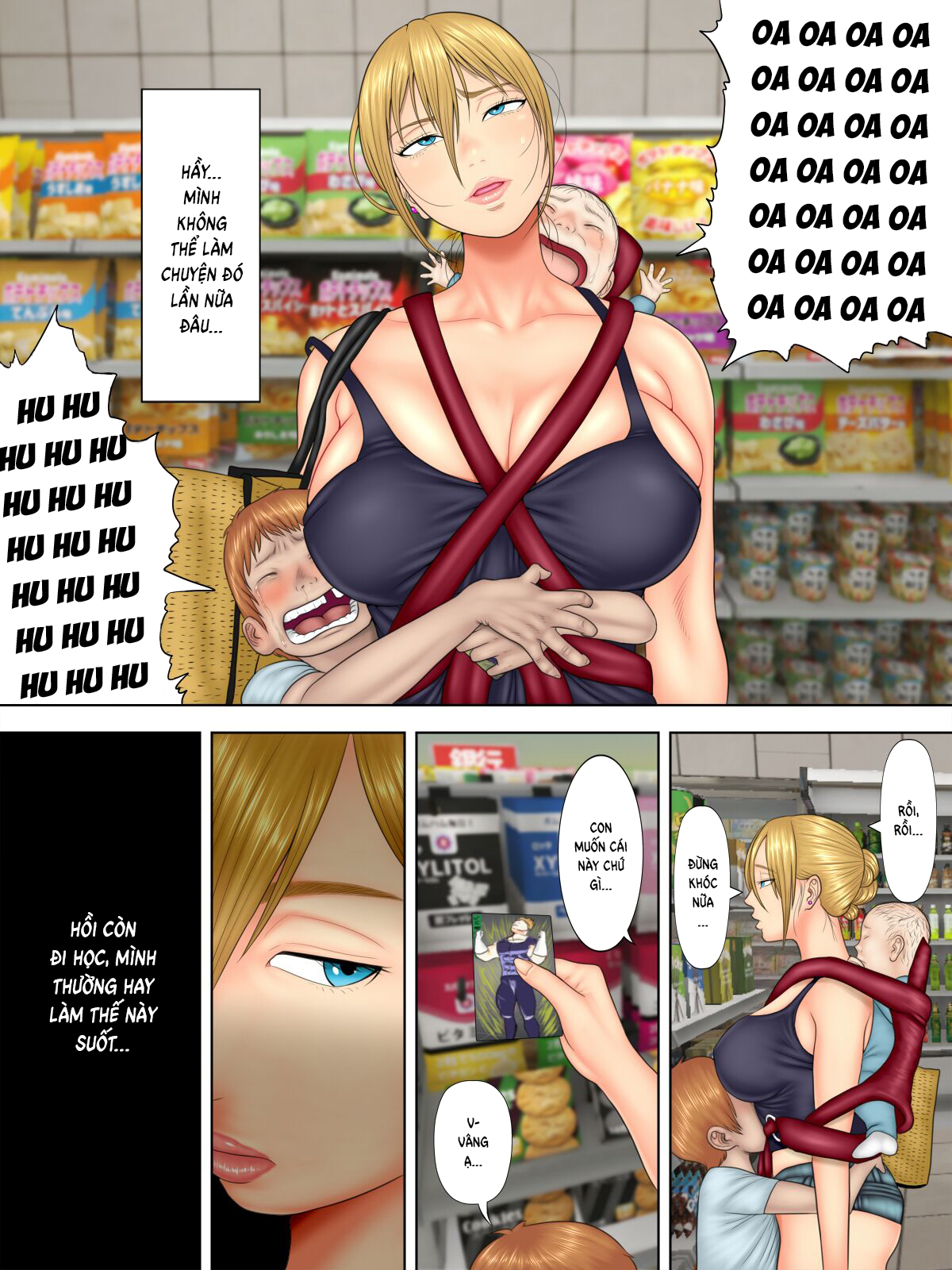 Đọc truyện hentai Shoplifting Mom And Store Manager's Son - Chap 1.1