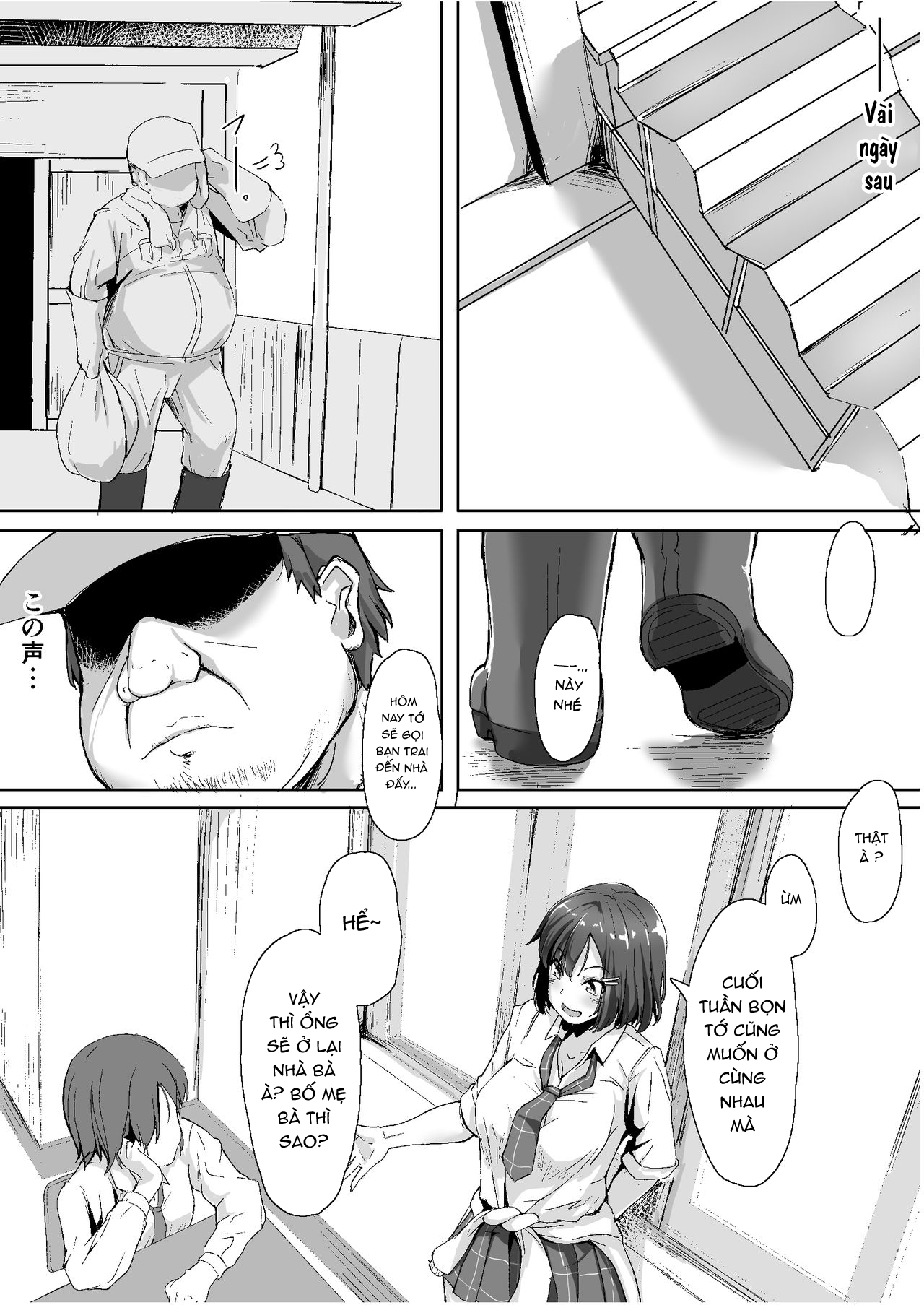 Đọc truyện hentai Namaiki na ♀ o Oji-san ga Wakaraseta Hi - Oneshot