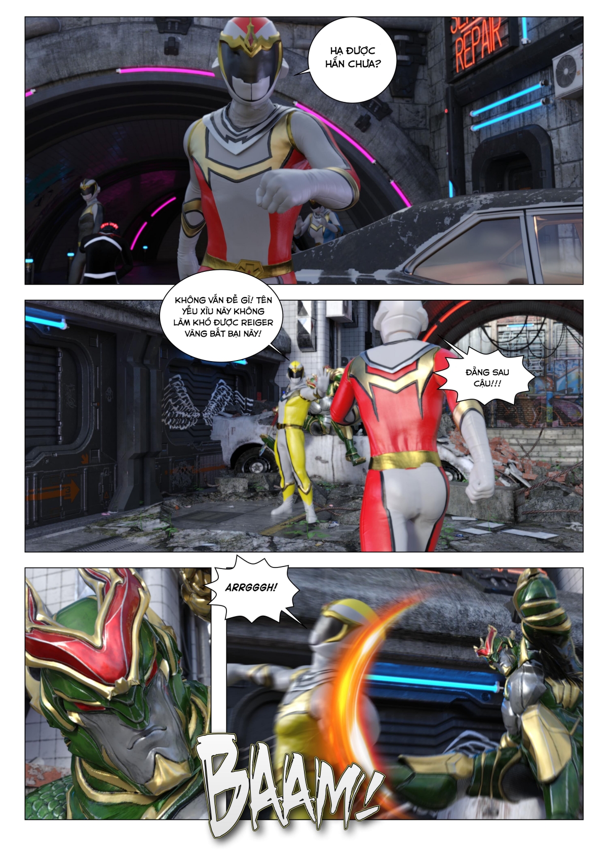 Đọc truyện hentai Biệt đội siêu anh hùng cùng gái xinh - Chap 2