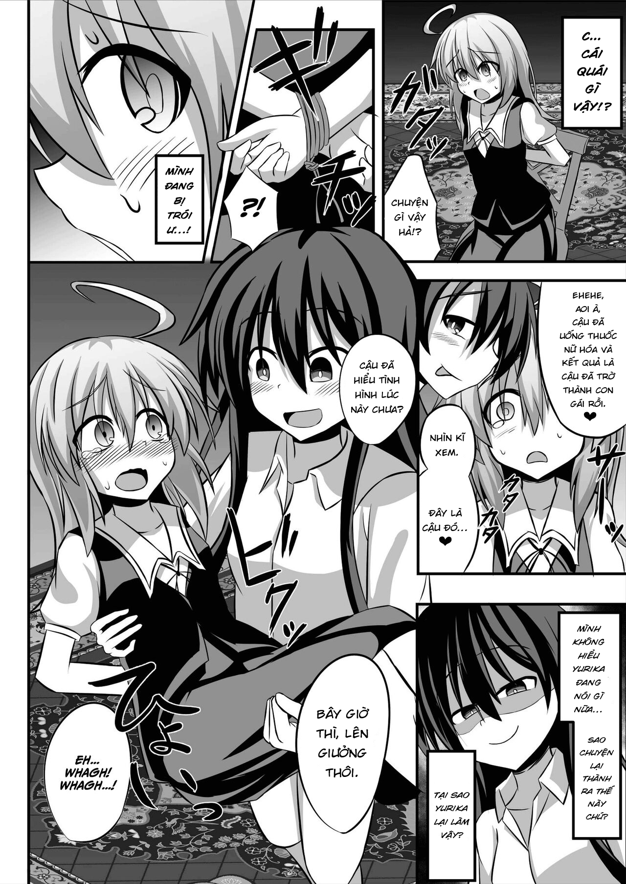Đọc truyện hentai TS Mesu Ochi ~Onnanoko ni Sarete Love Love Yuri Sex~ - Oneshot