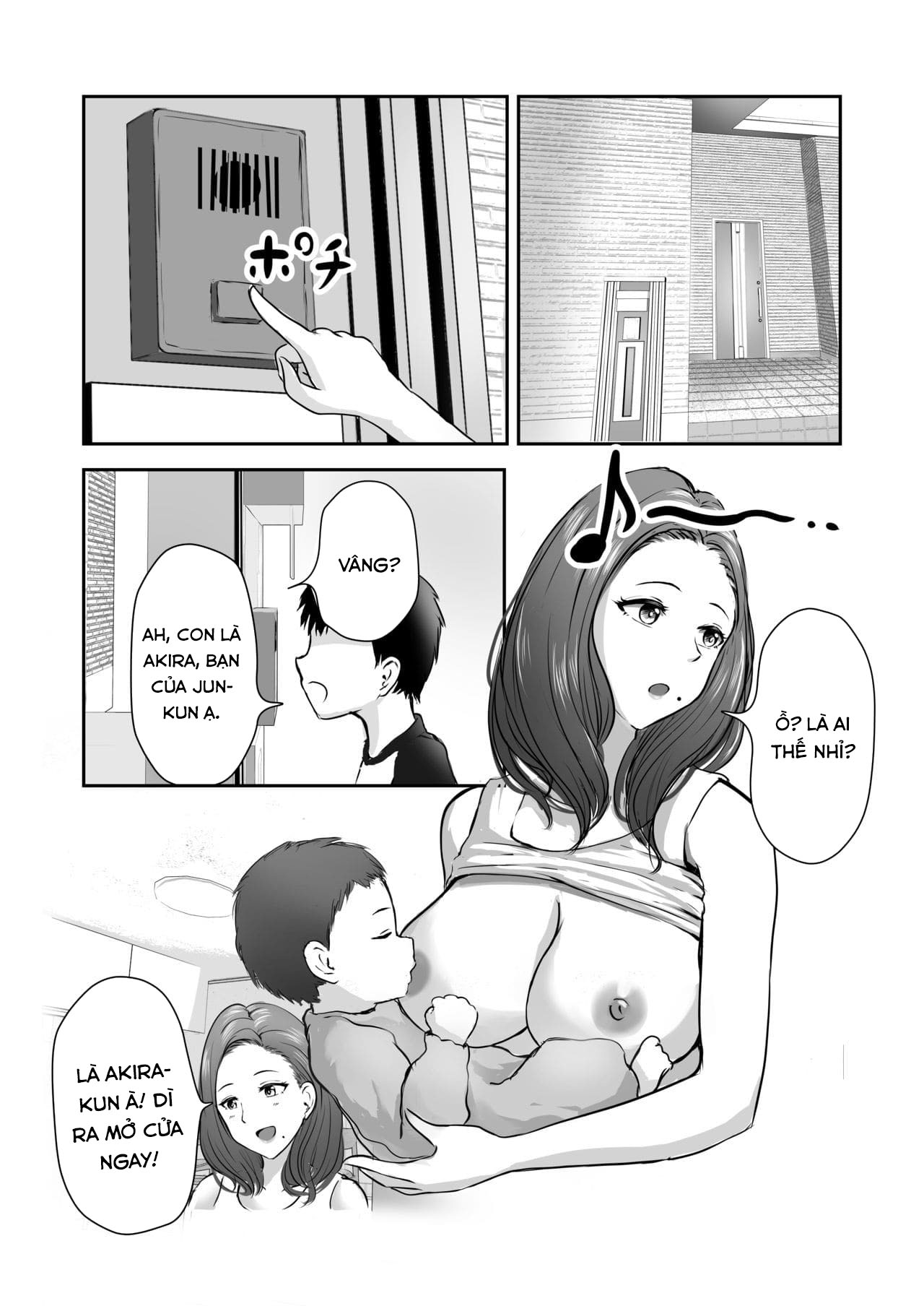 Đọc truyện hentai Tomodachi no Mama o Tasting - Oneshot