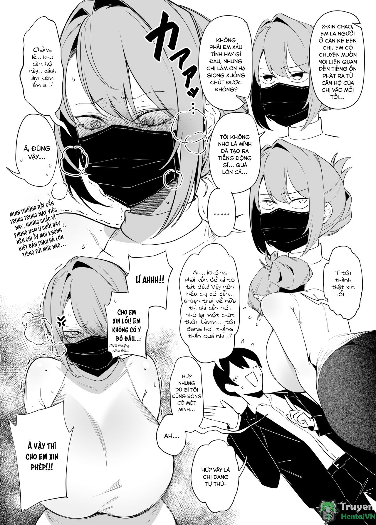 Đọc truyện hentai Otonari-san wa Yami Soshiki ni Nikutai Kaizou sareta Moto Seigi Sentai Member deshita - Chap 1