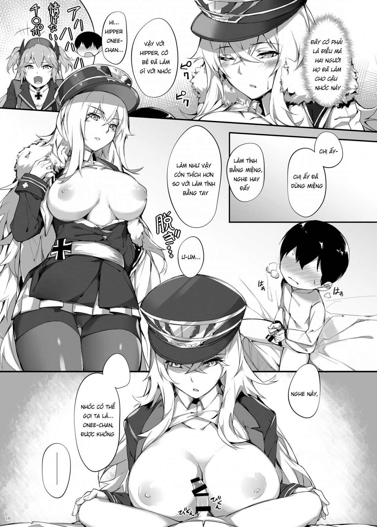 Đọc truyện hentai Zeppelin no Shota Aiyoku Hogo (Azur Lane) - Oneshot