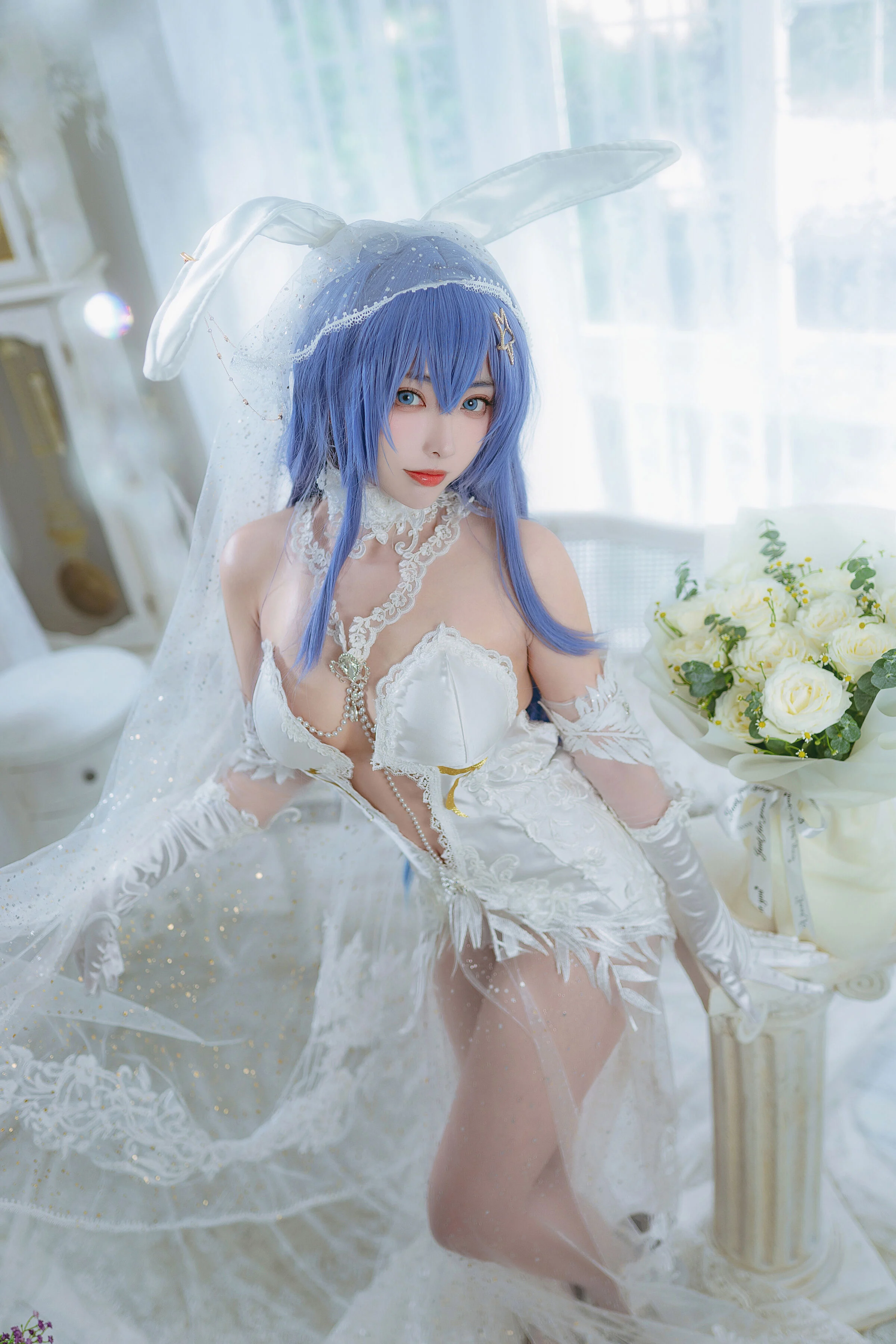 Đọc truyện hentai Tuyển tập Albums siêu phẩm Cosplay - Chap 515 - Sakura Miyamoto Flower Garden Bride