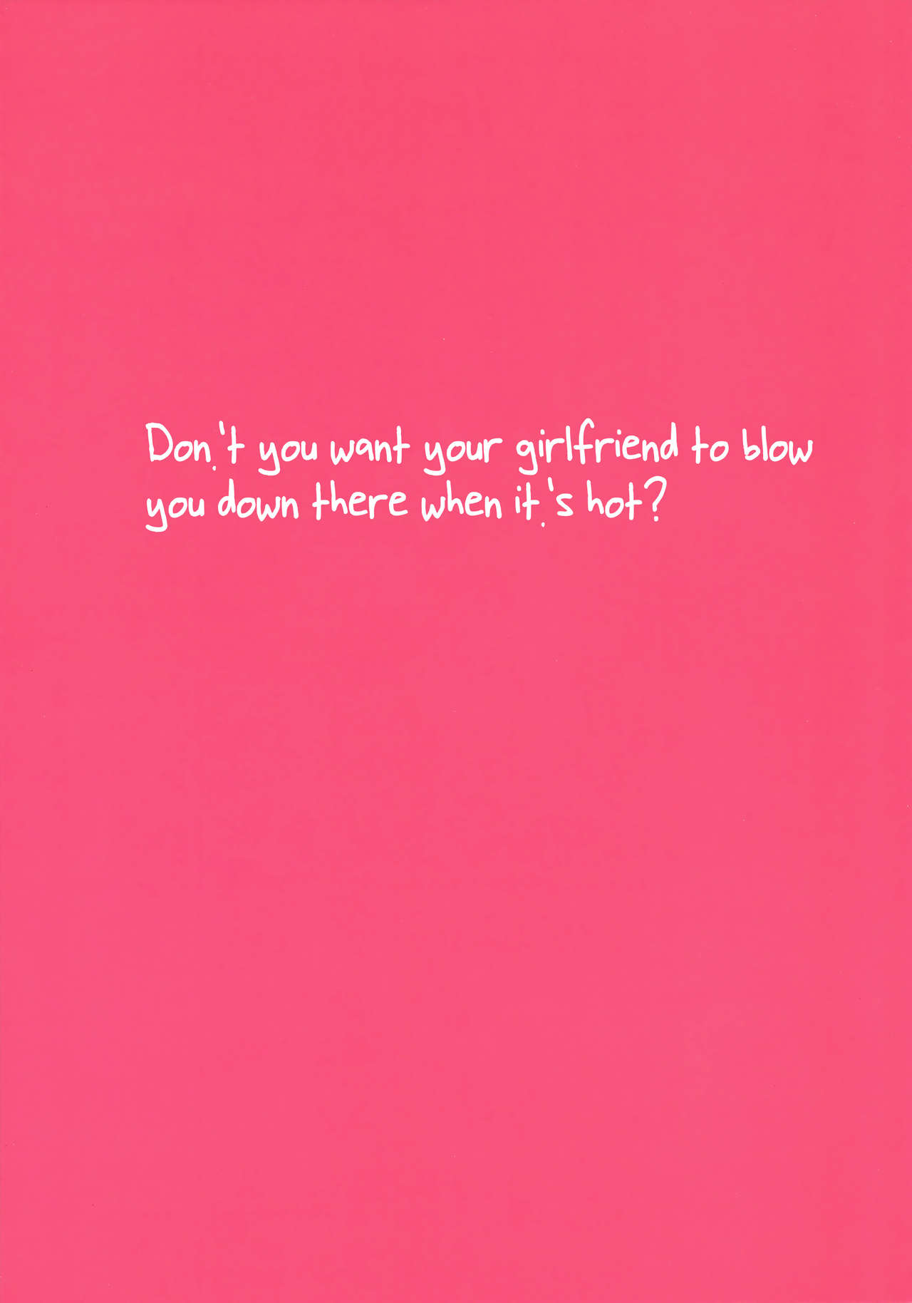 Đọc truyện hentai Trời nóng tới mức bạn gái phải thổi cho tôi mát - Chap 1