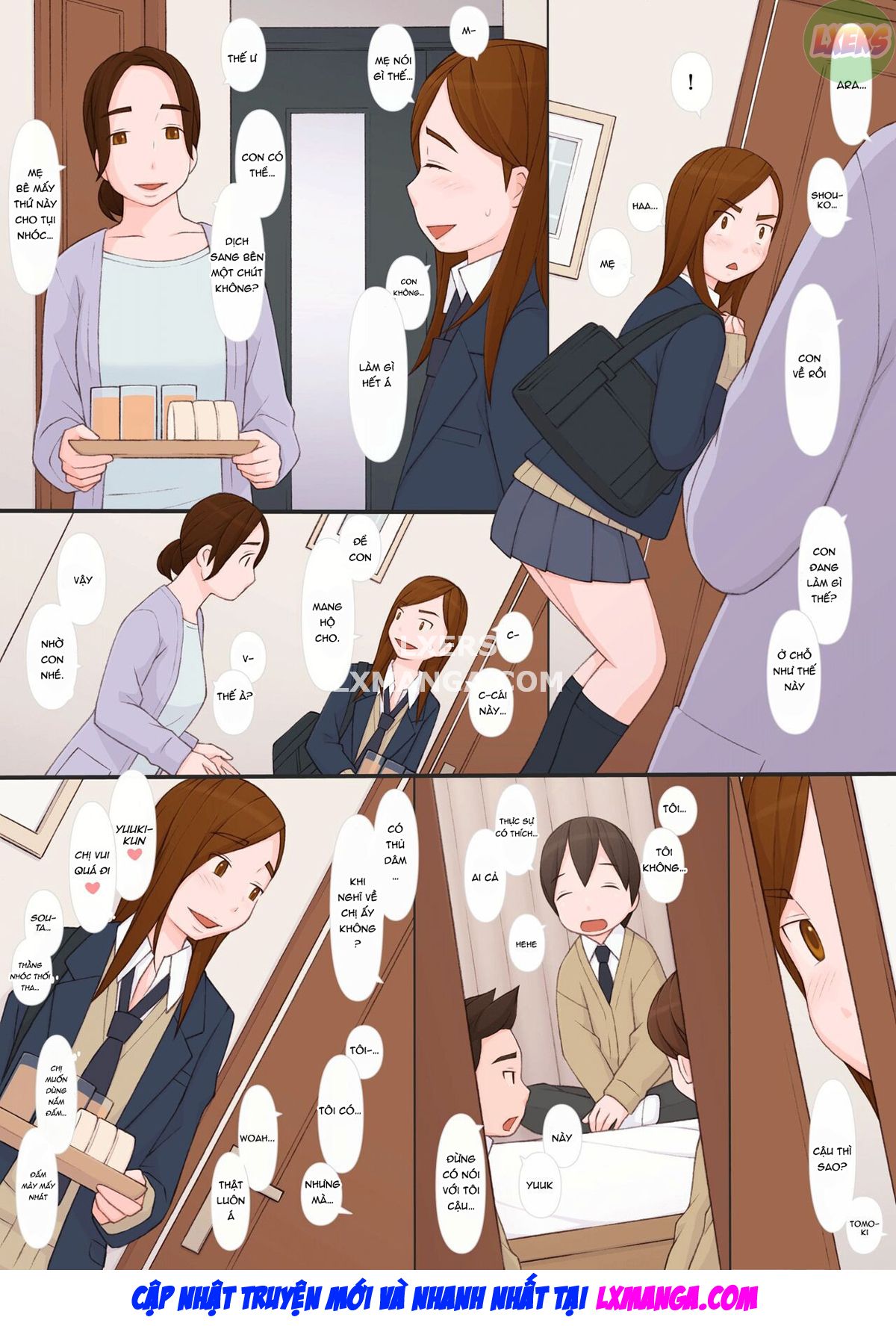 Đọc truyện hentai Chị gái lừa cậu em trai liếm lồn - Oneshot