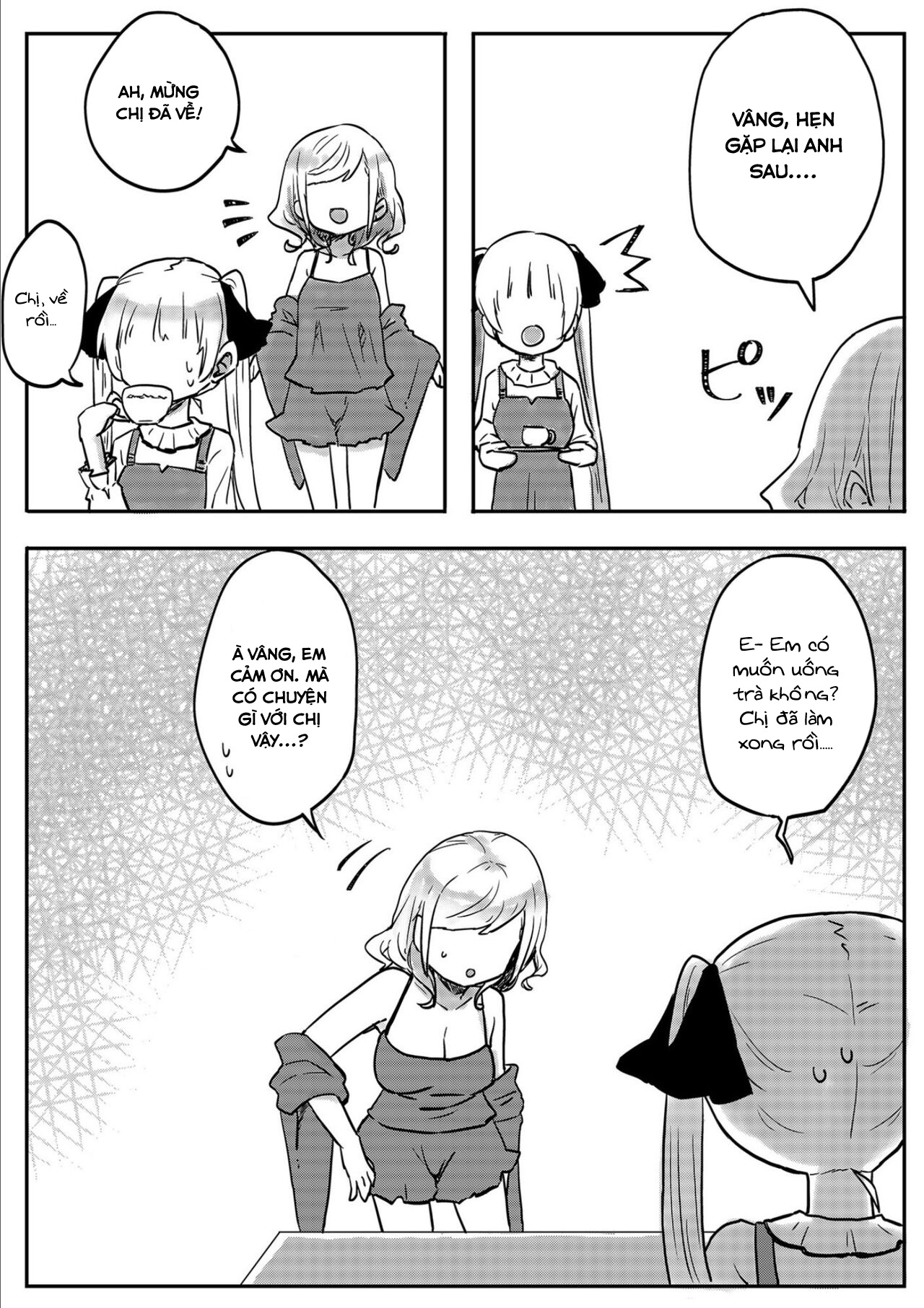 Đọc truyện hentai Cuộc sống của chị em sinh đôi - Chap 2