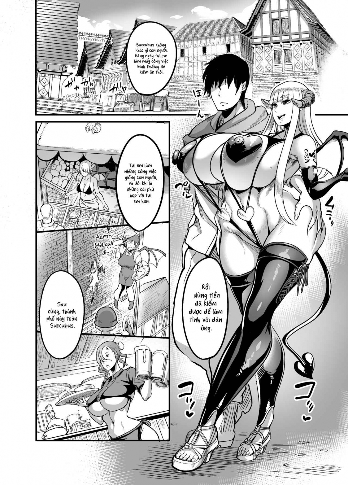 Đọc truyện hentai Succubus vú to như vú bò - Oneshot.