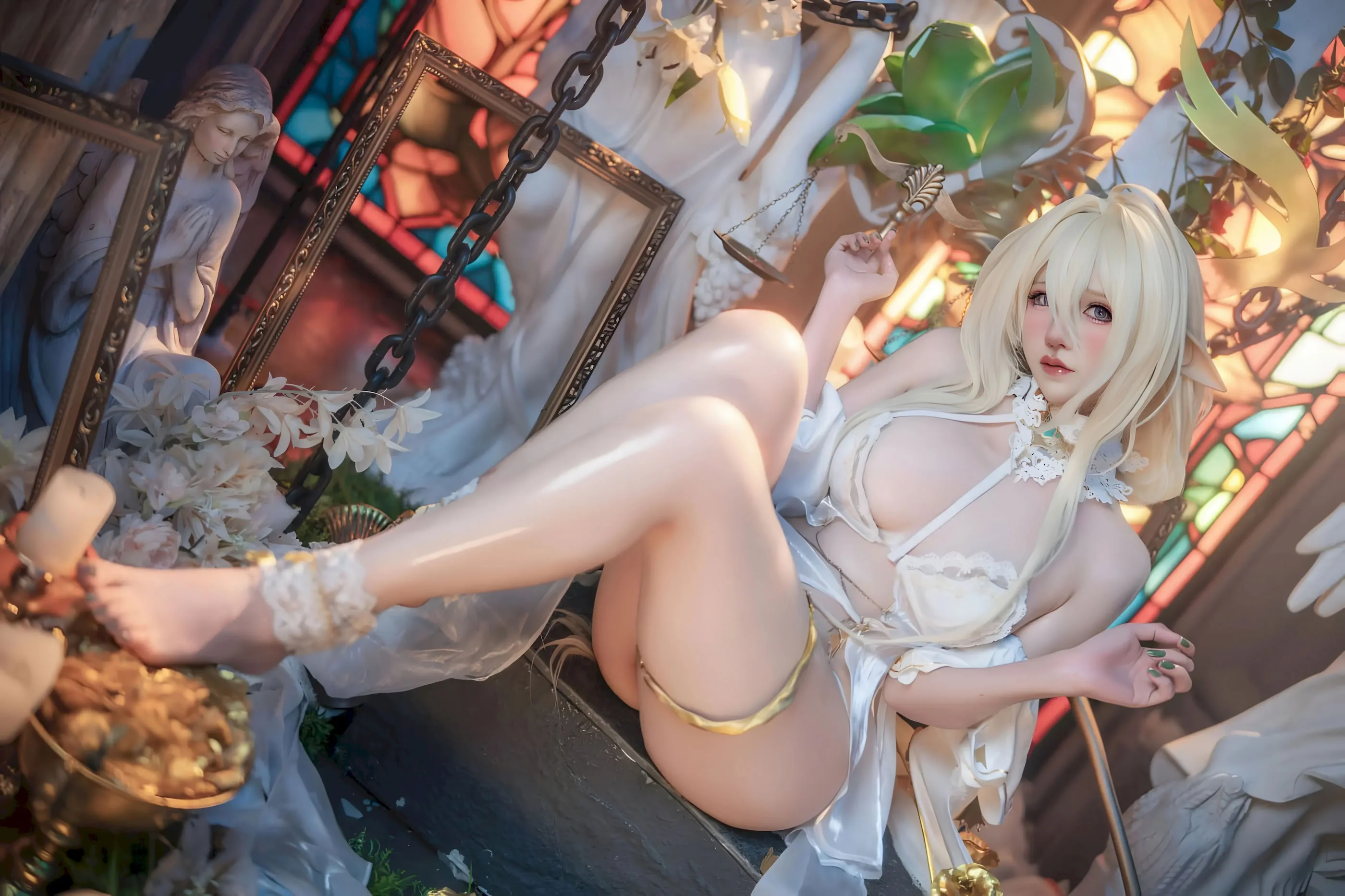 Đọc truyện hentai Tuyển tập Albums siêu phẩm Cosplay - Chap 1305 - Kaori - Golden Lion (Azur Lane)