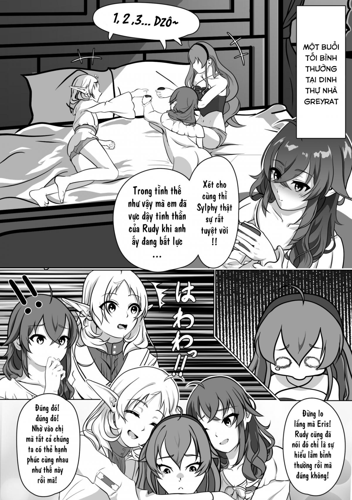 Đọc truyện hentai Trong dinh thự nhà Greyrat - OneShot