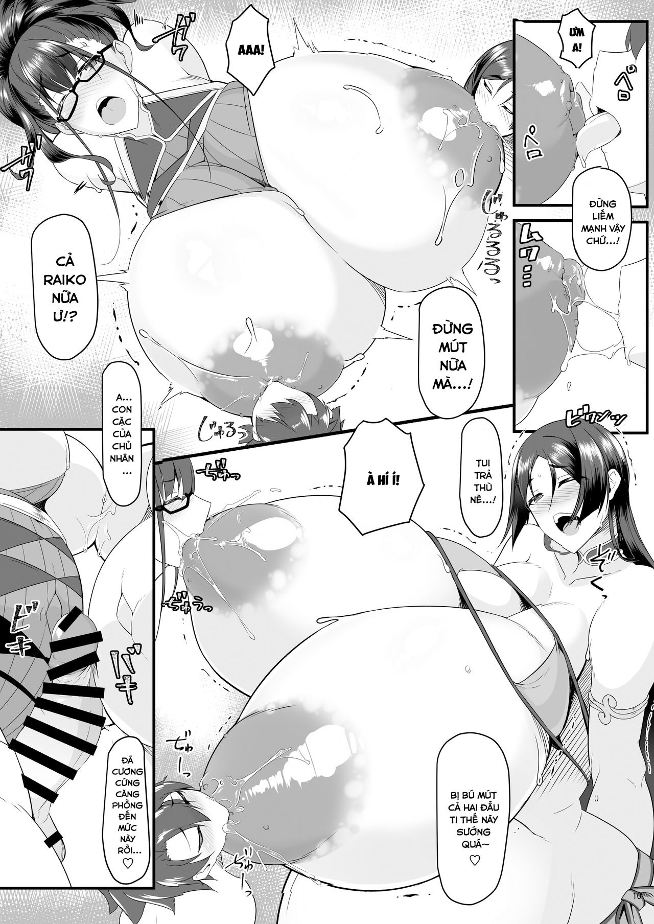 Đọc truyện hentai Sou Nadeshiko to Hitomi Au - Zú sẫm