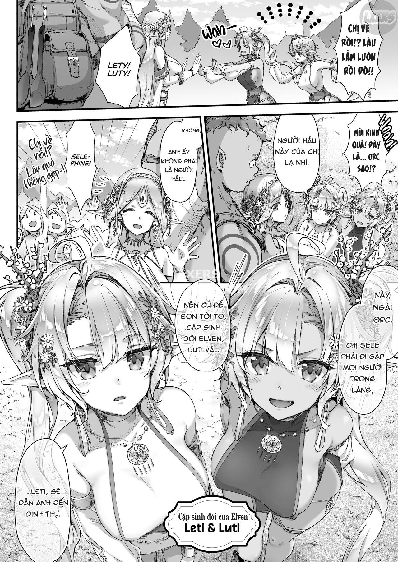 Đọc truyện hentai Midara na Elf-san wa Orc-kun ga Osuki - Chap 2 - [END]