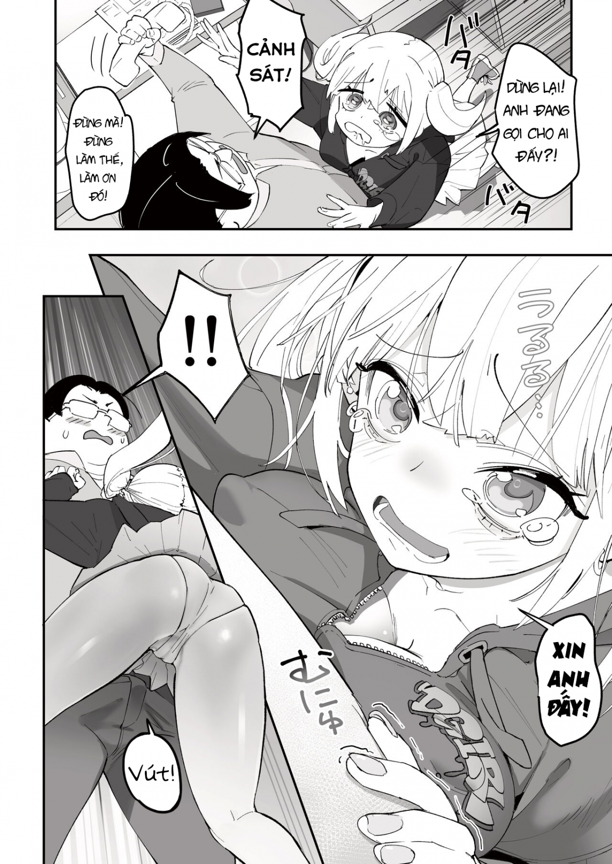 Đọc truyện hentai Cô nàng Gyaru và Anh nhân viên may mắn - Oneshot