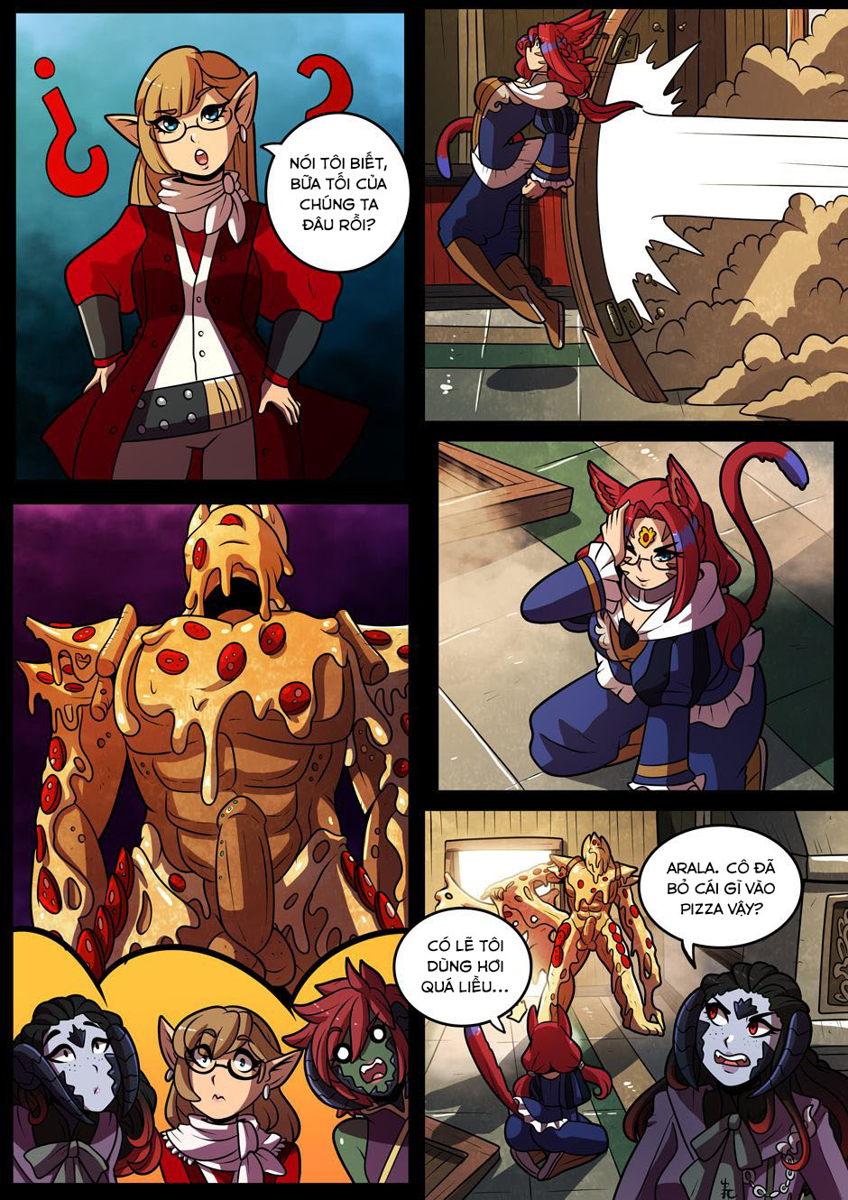 Đọc truyện hentai Đại tiệc Pizza - Oneshot