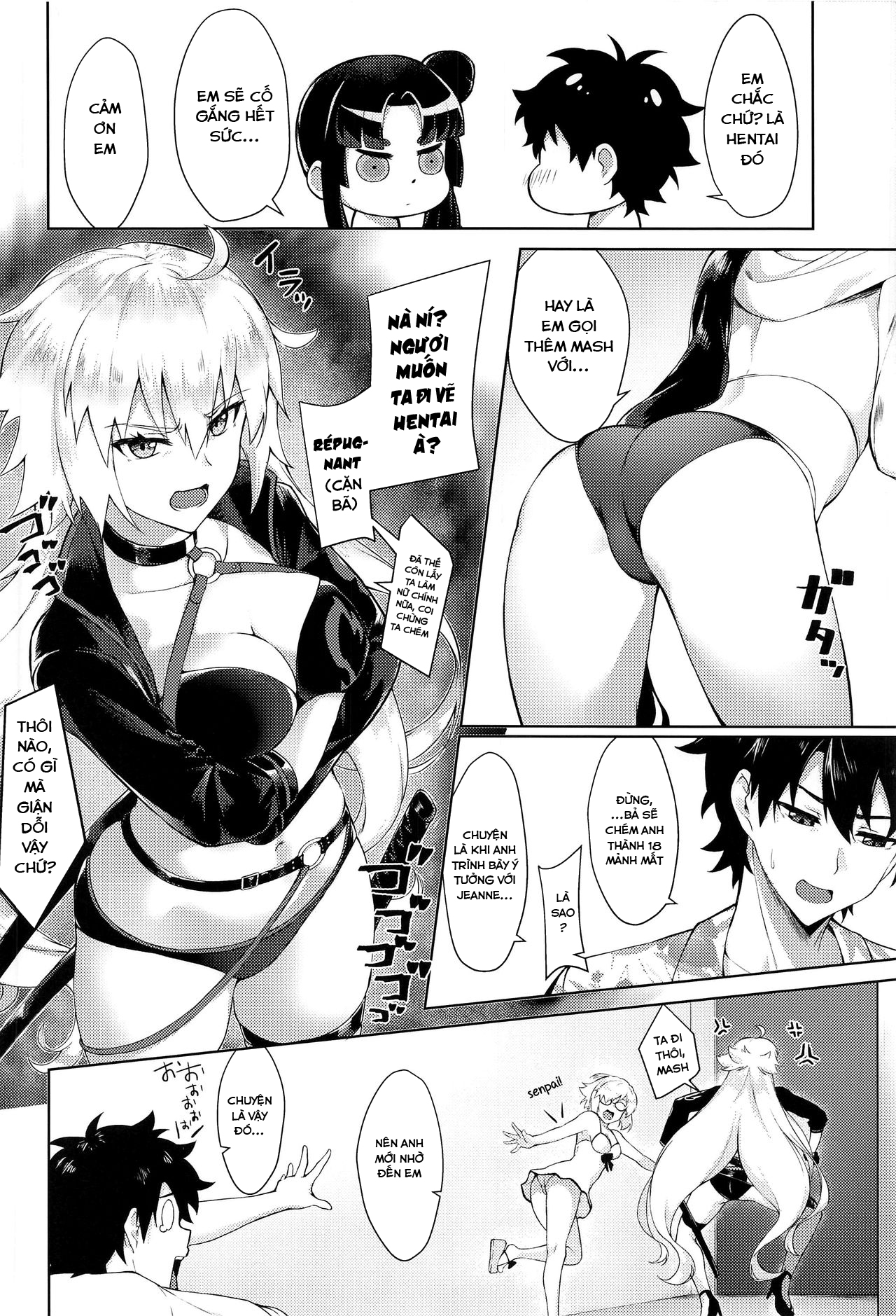 Đọc truyện hentai Working On A Draft With Ushiwakamaru - Oneshot