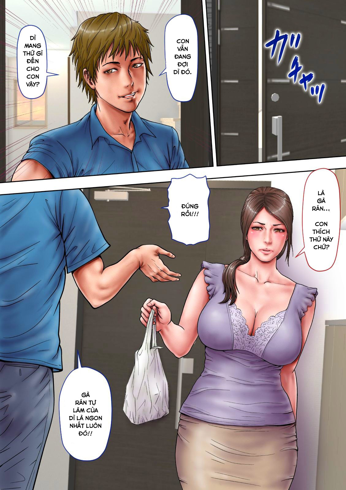 Đọc truyện hentai Thông gian với người dì quyến rũ của tôi - Chương 1.1: Sai lầm khi giúp thằng cháu!
