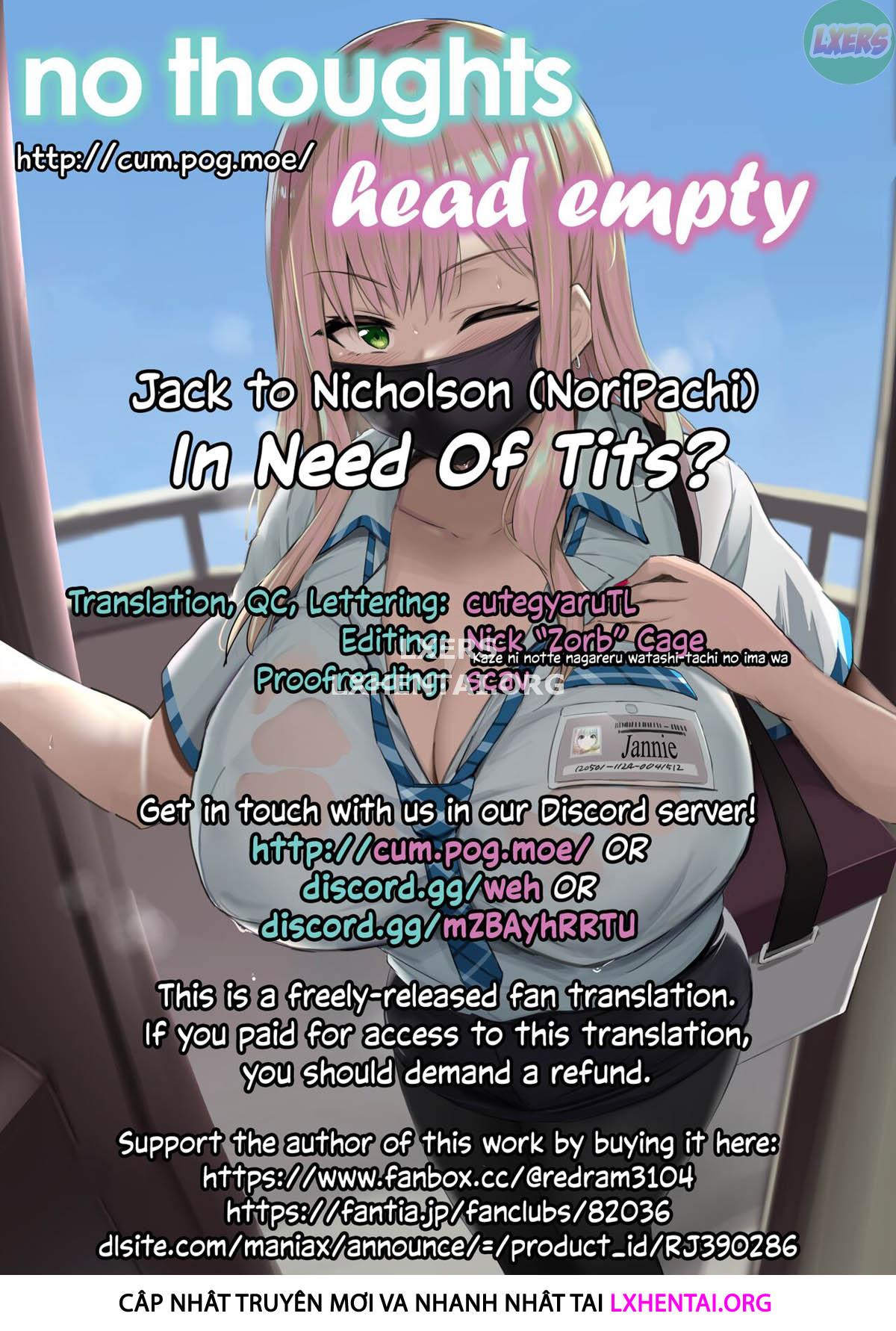 Đọc truyện hentai In Need Of Tits? - Oneshot