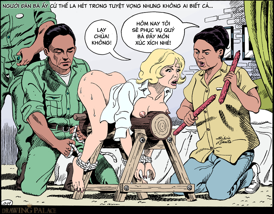 Đọc truyện hentai Con ghệ tóc vàng - Cạc nổ bùm bum