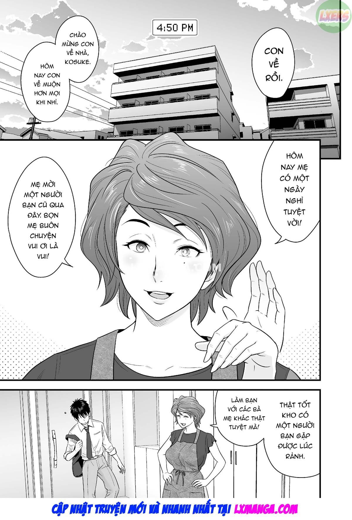 Đọc truyện hentai Vì mẹ tôi trở thành người yêu của bạn tôi - Chap 2