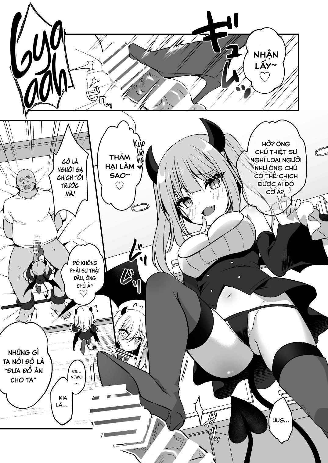 Đọc truyện hentai Huấn luyện bé Succubus ngây thơ thành người nhớn. - Oneshot