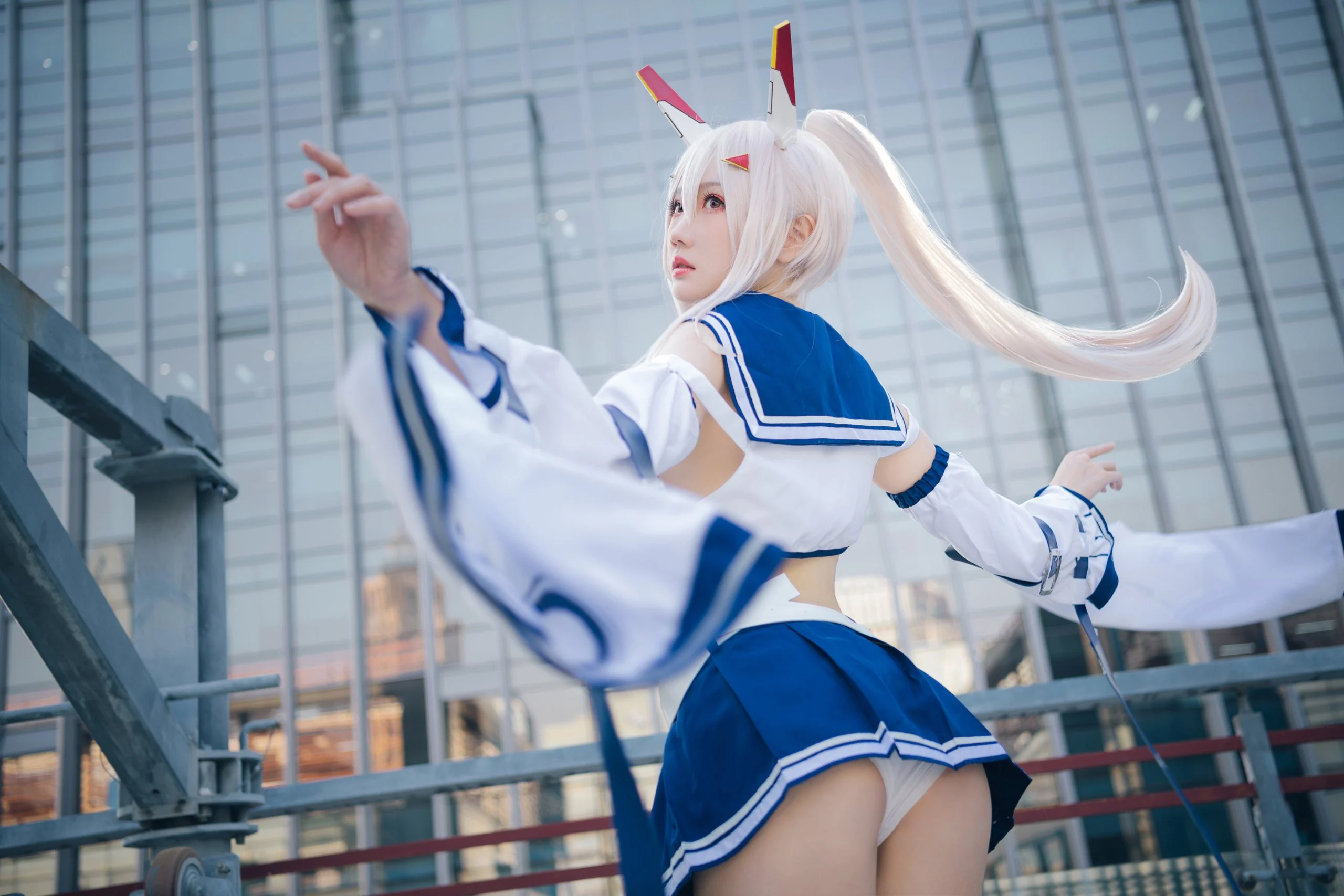 Đọc truyện hentai Tuyển tập Albums siêu phẩm Cosplay - Chap 665 - Guashi Sauce - Ayanami (Azur Lane)