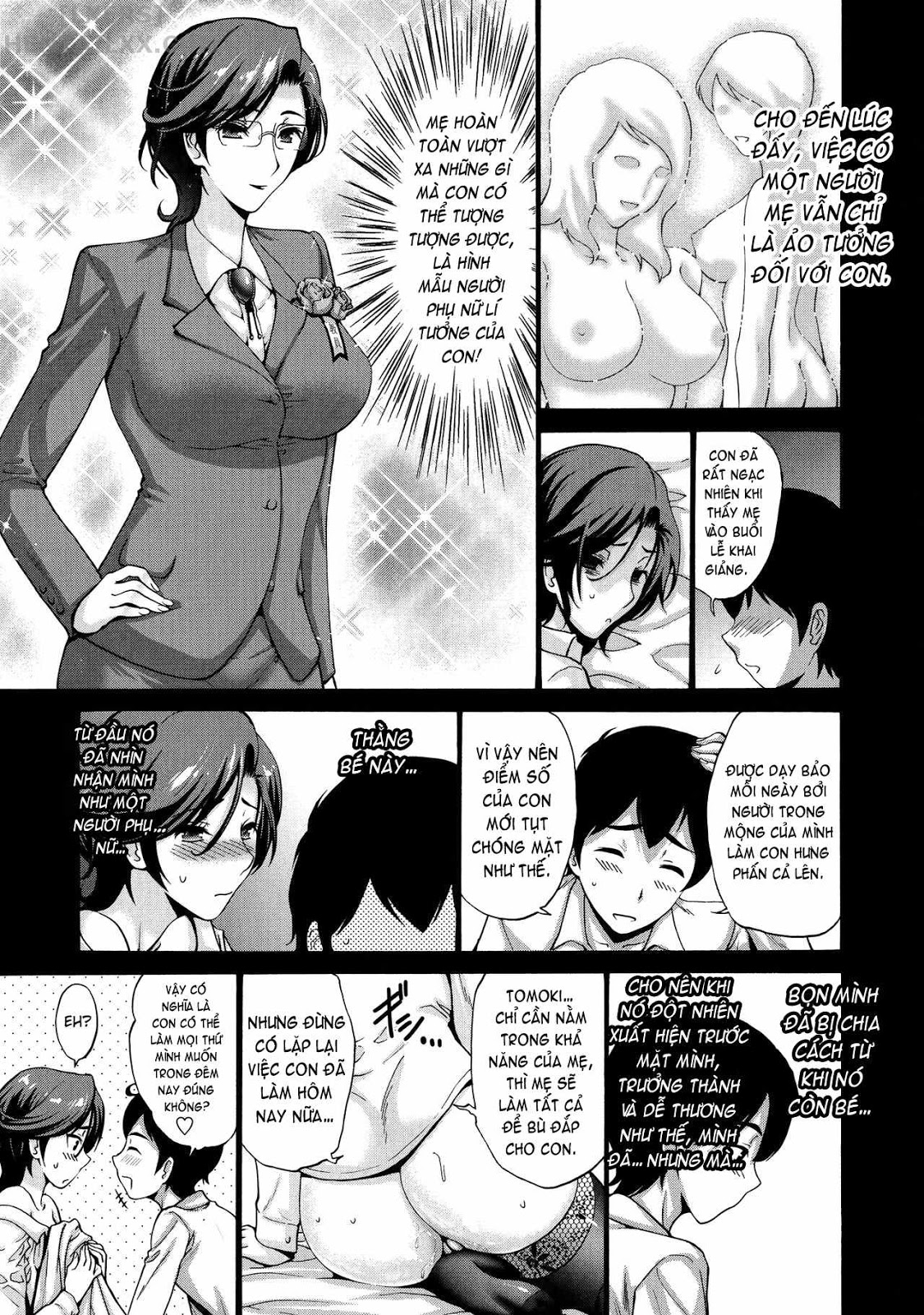 Đọc truyện hentai His Mother is My Love Hole - Chap 9