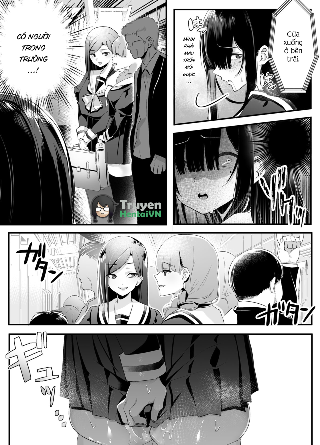 Đọc truyện hentai Fujun Isei Kouyuu shitara Soku Taigaku no Seijun Muku na Gakuensei ni Itazura ~Densha Chikan Hen~ - Oneshot