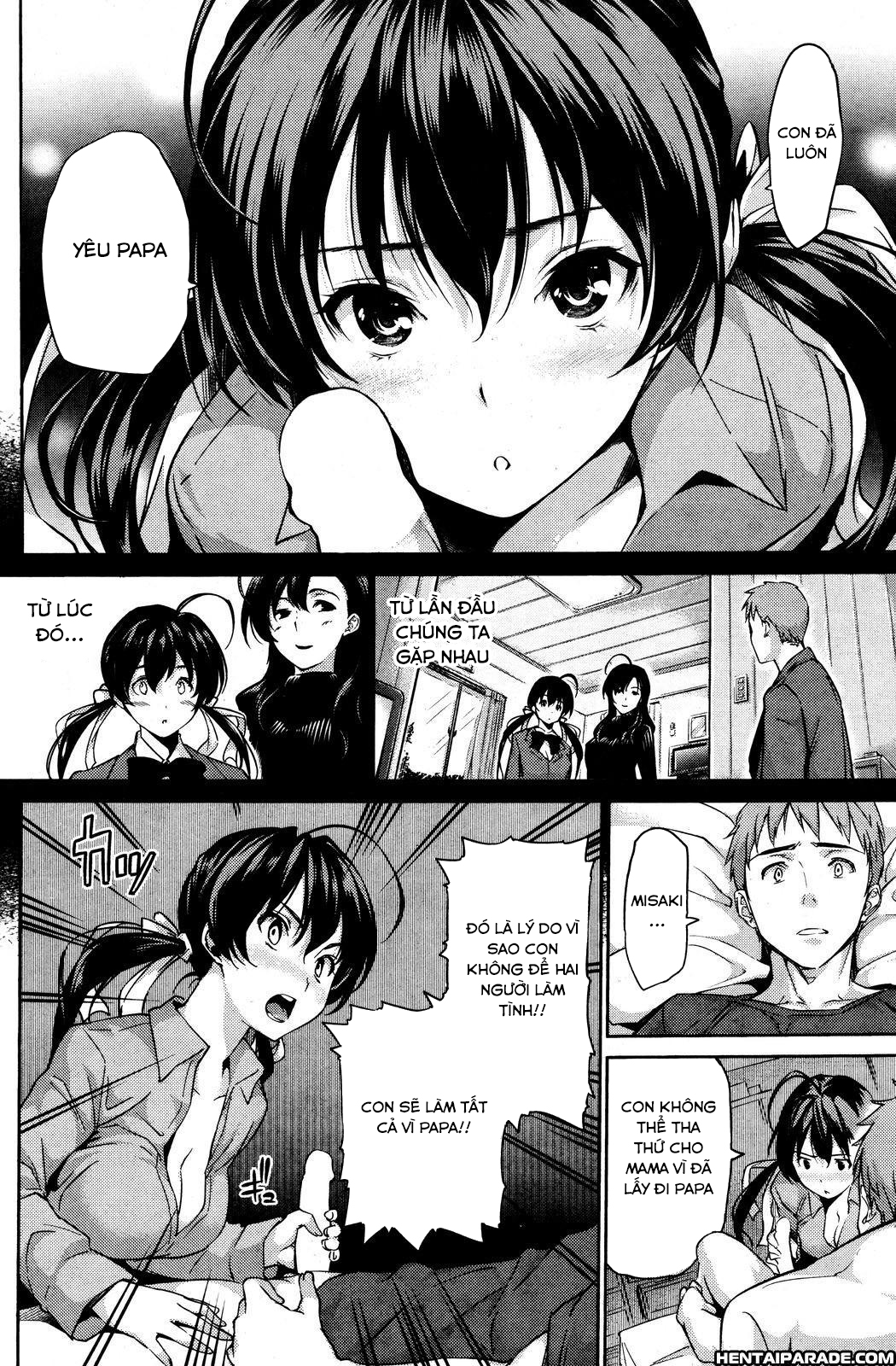 Đọc truyện hentai Happy Family Sleep - OneShot