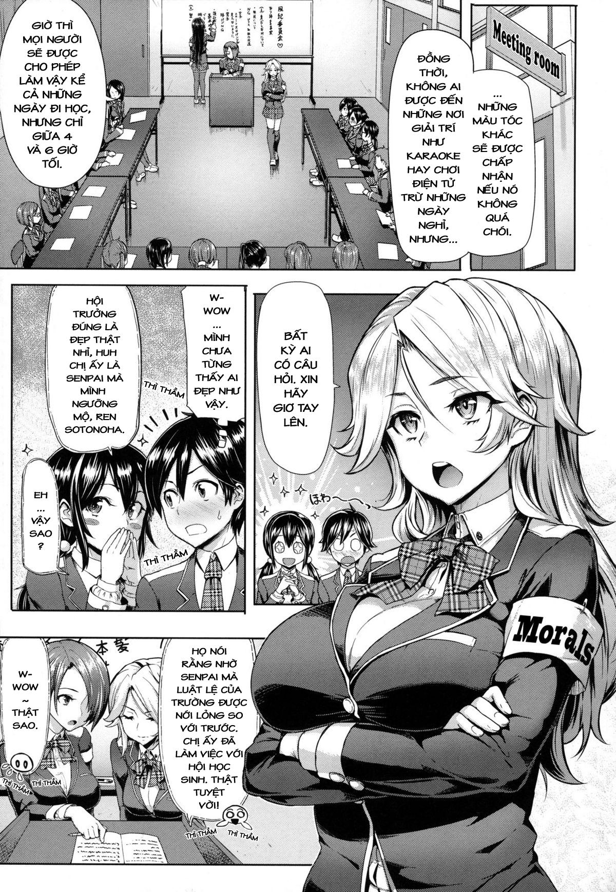 Đọc truyện hentai Limit Breaaak!!!! - Chap 2: Hội đồng kỷ luật~!!