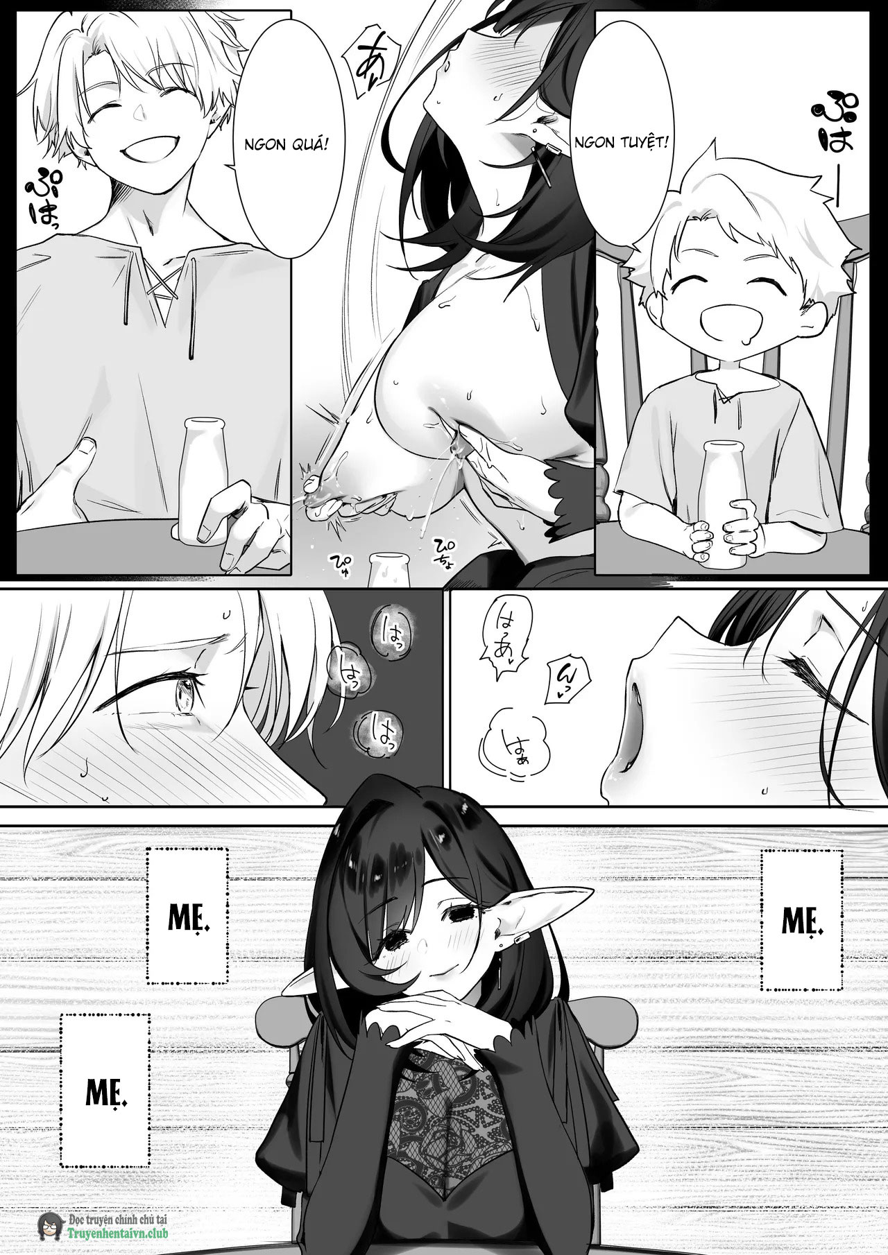 Đọc truyện hentai Elf no Milk de Otona ni Narimashita - Oneshot