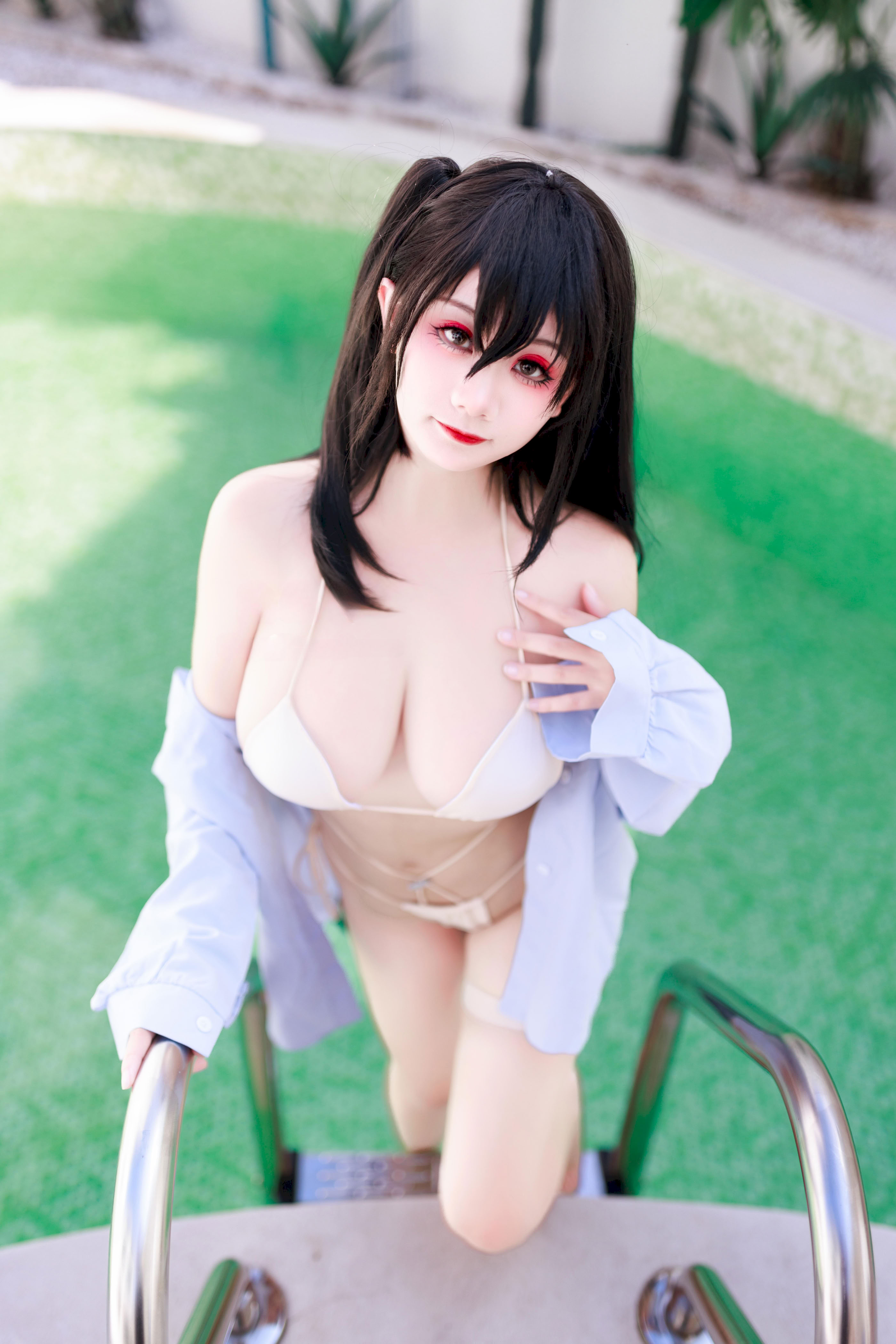 Đọc truyện hentai Tuyển tập Albums siêu phẩm Cosplay - Chap 1441 - Axue_yuki - Azur Lane Taihou Swimsuit