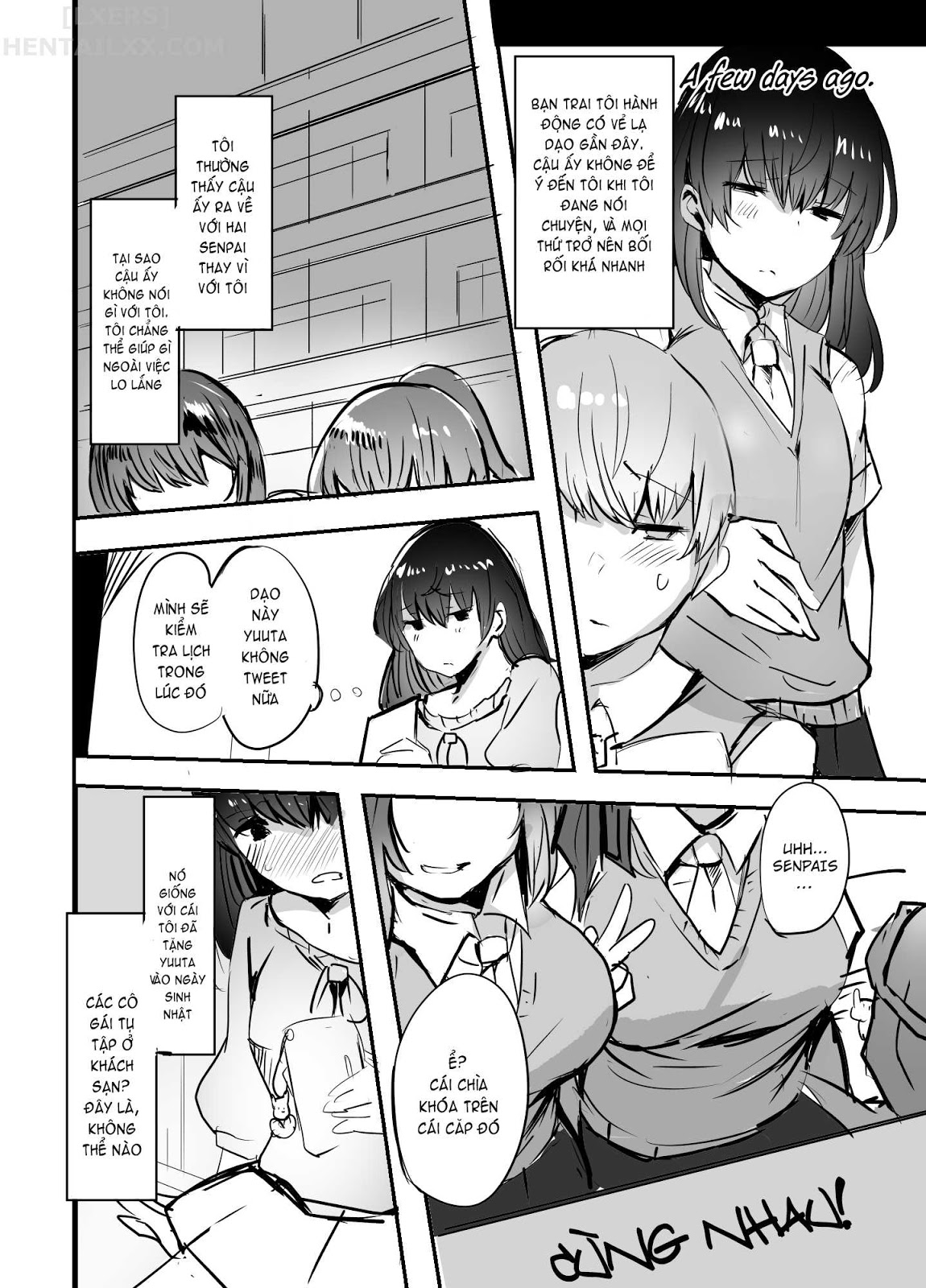 Đọc truyện hentai Kanojo No Bukatsu No Daibu Ijiwaru Na Senpai - Oneshot