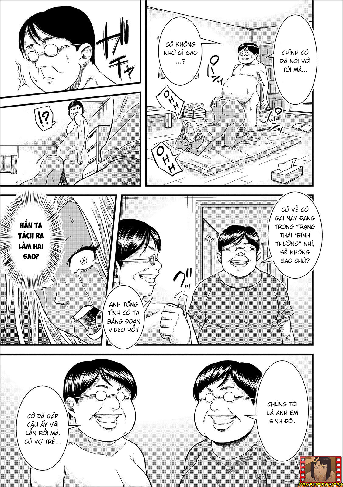 Đọc truyện hentai Nhà thôi miên béo ú và cô vợ trẻ - Oneshot