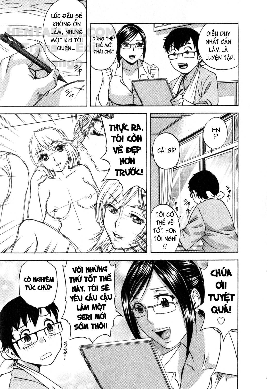 Đọc truyện hentai Life With Married Women Just Like A Manga - Chap 28 - END