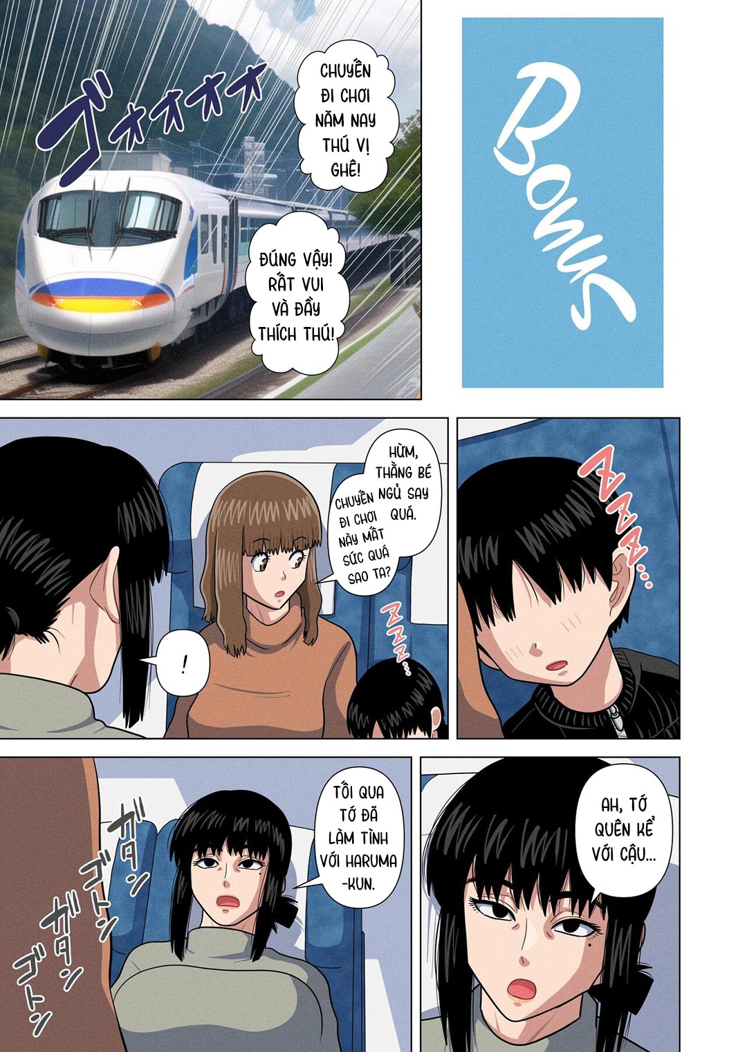 Đọc truyện hentai Chuyến đi chơi với bạn mẹ! - Oneshot