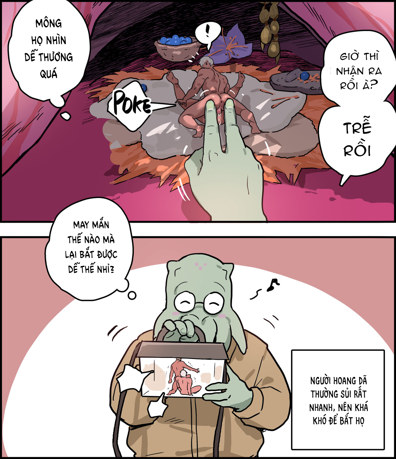 Đọc truyện hentai Yasei Ningen Kansatsu Nisshi - Oneshot