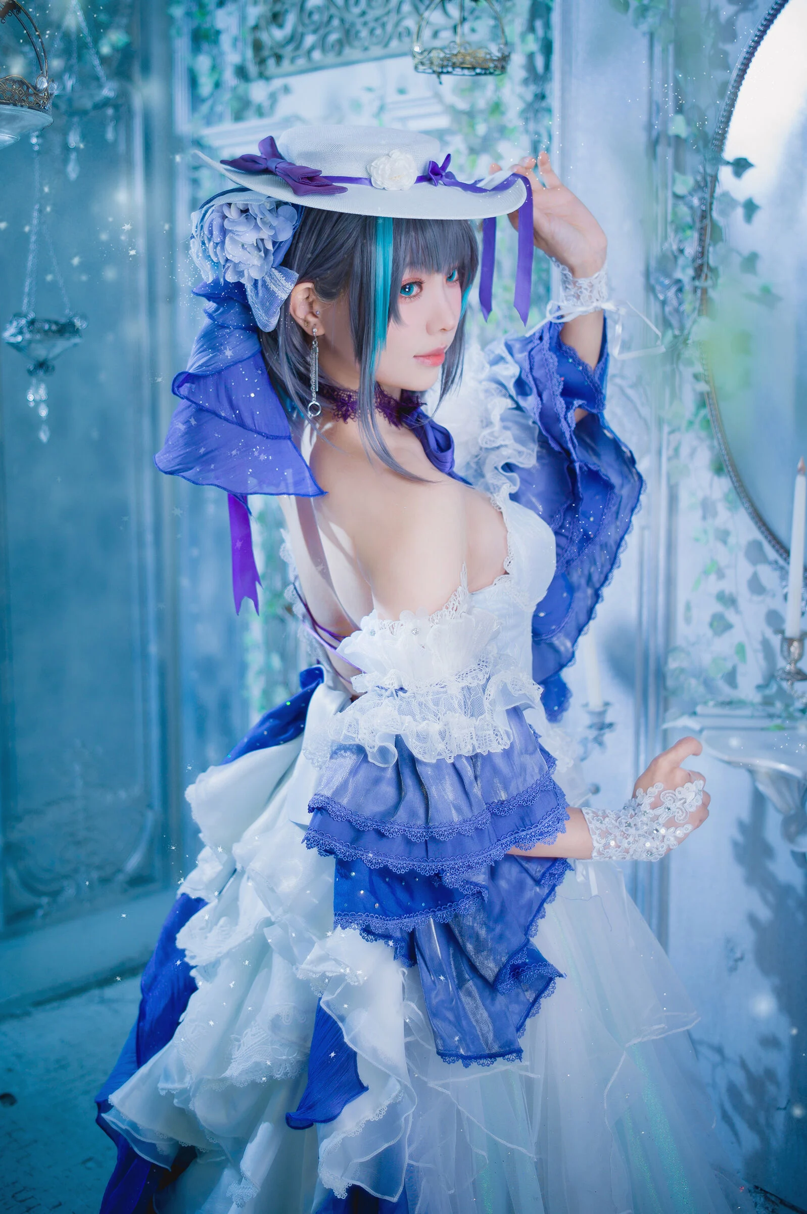 Đọc truyện hentai Tuyển tập Albums siêu phẩm Cosplay - Chap 365 - ely - cheshire dress