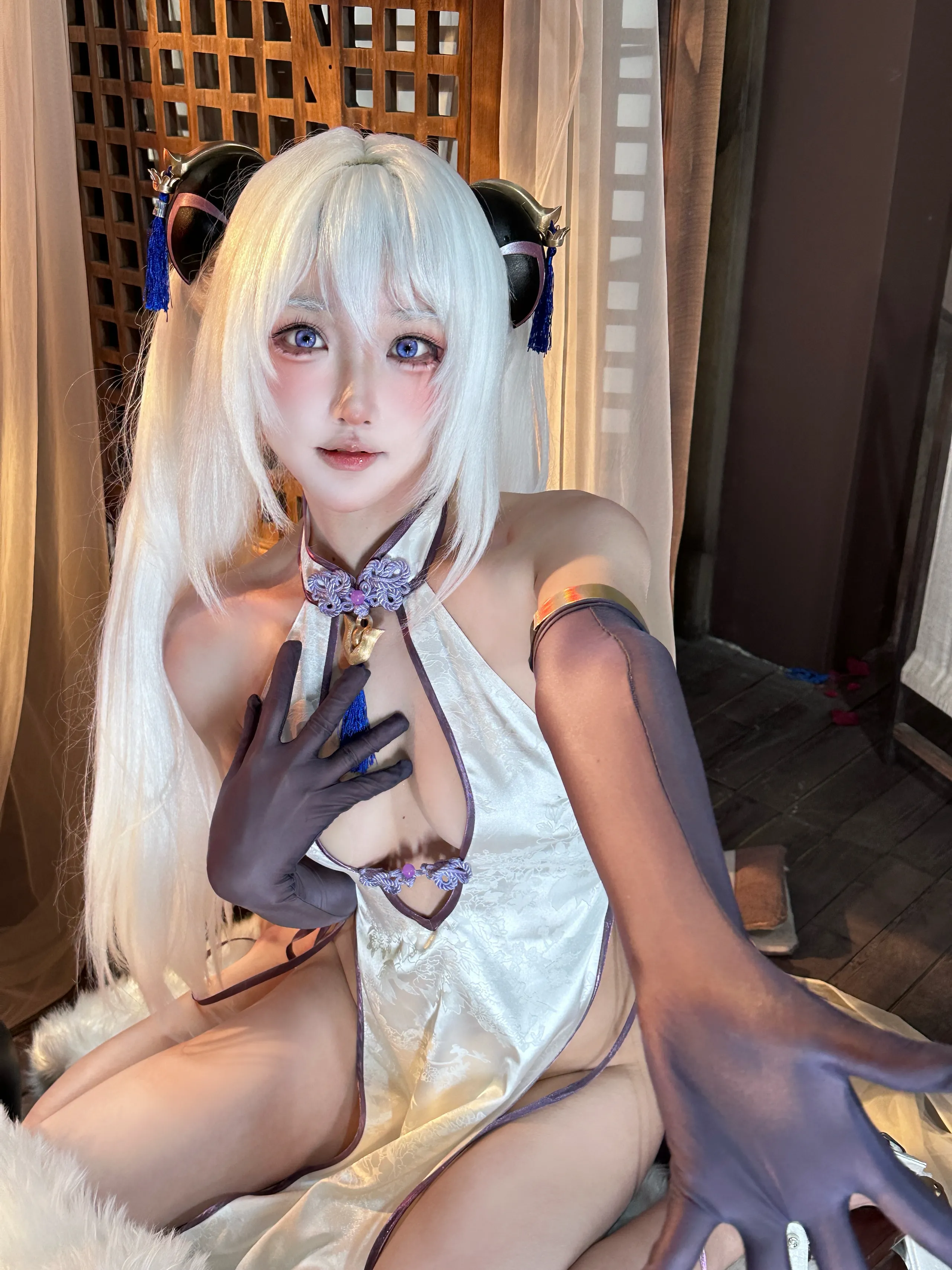 Đọc truyện hentai Tuyển tập Albums siêu phẩm Cosplay - Chap 967 - A Bao is also a bunny girl. Azur Lane. Qi Ershazhi