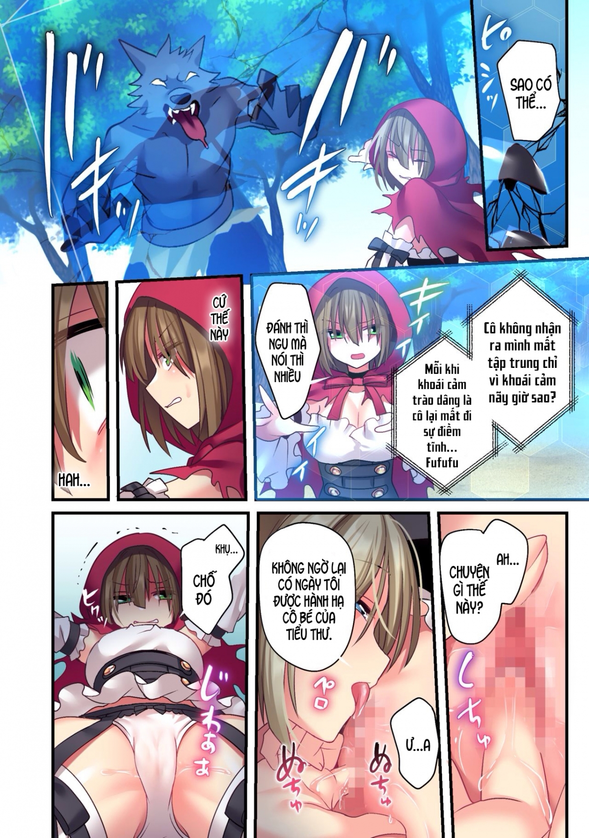 Đọc truyện hentai Cô bé quàng khăn đỏ - Oneshot