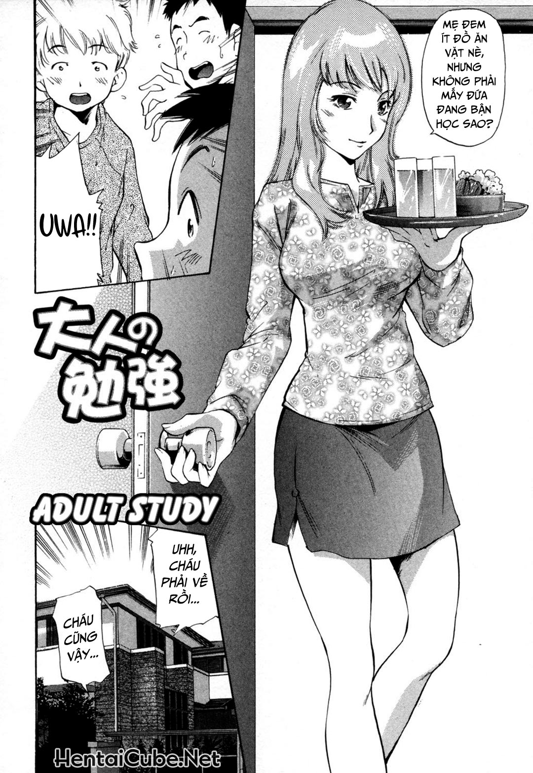 Đọc truyện hentai Midara na Haha Shishunki na Boku - Chap 3 - Học làm người lớn