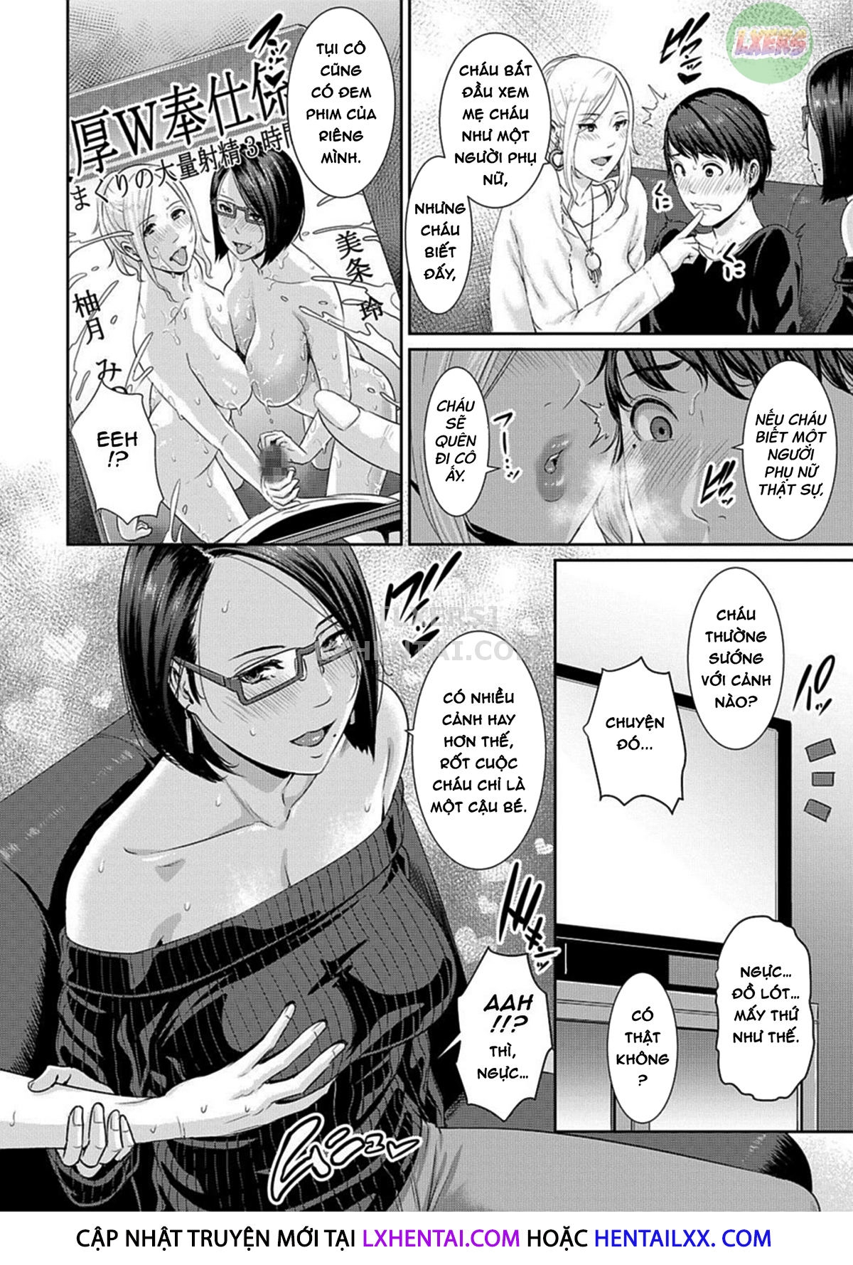 Đọc truyện hentai Drowning in Sex With Mom - Chap 3