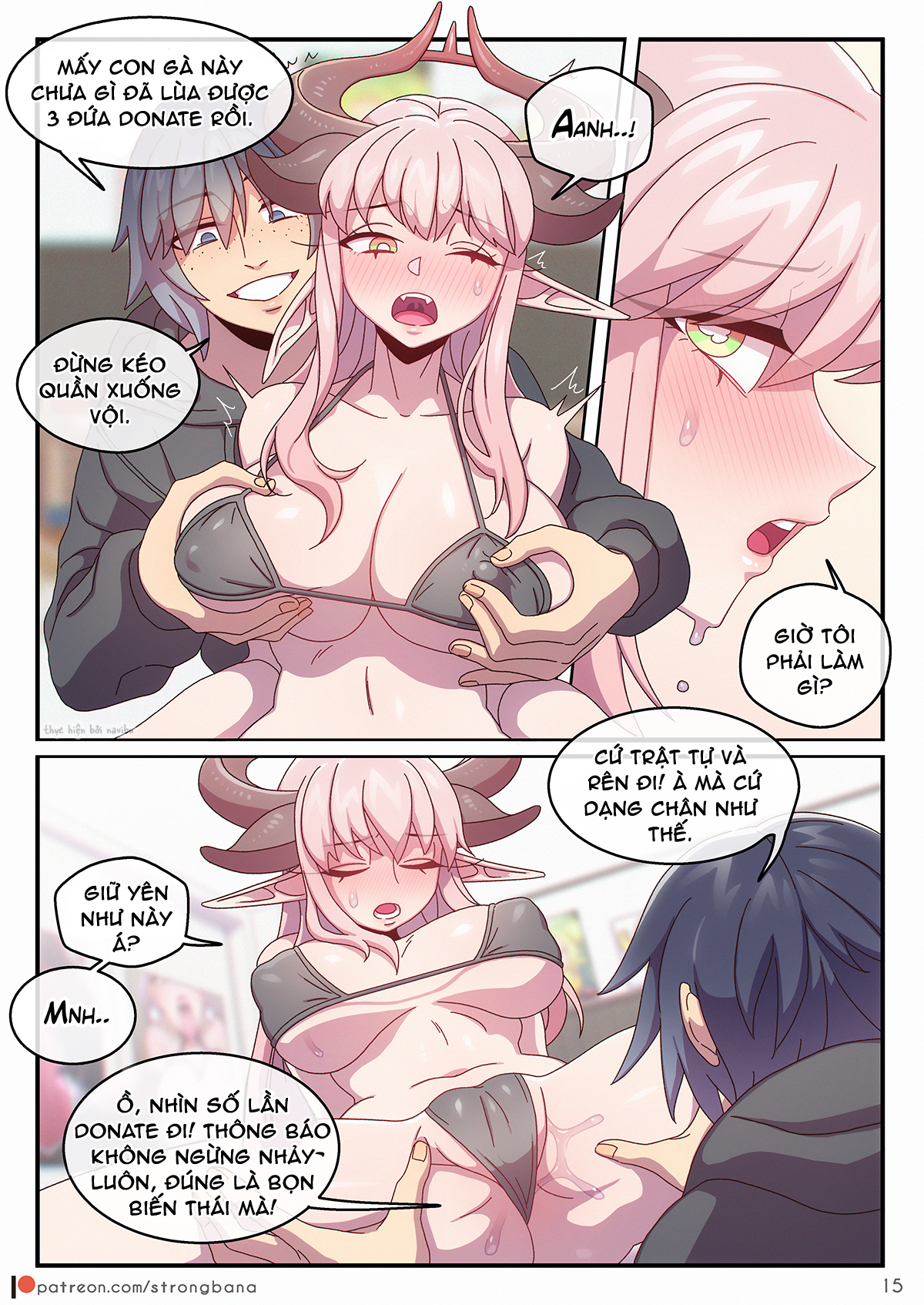 Đọc truyện hentai Cậu học sinh may mắn và cô bạn quyến rũ - Việc nhẹ lương cao