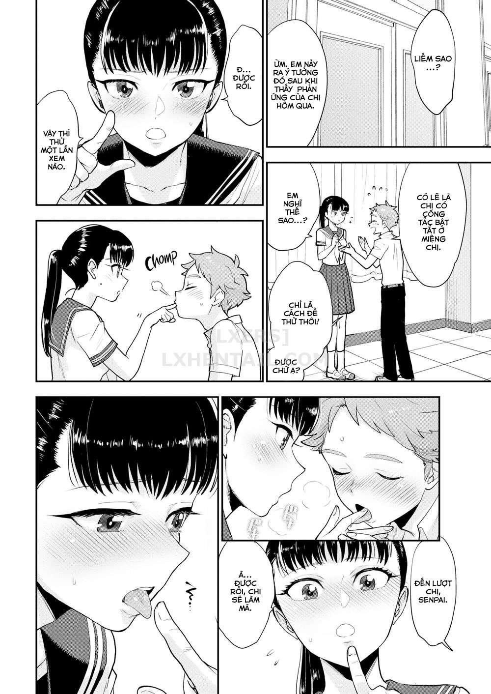 Đọc truyện hentai Shiota-senpai Always Gives the Cold Shoulder - Oneshot