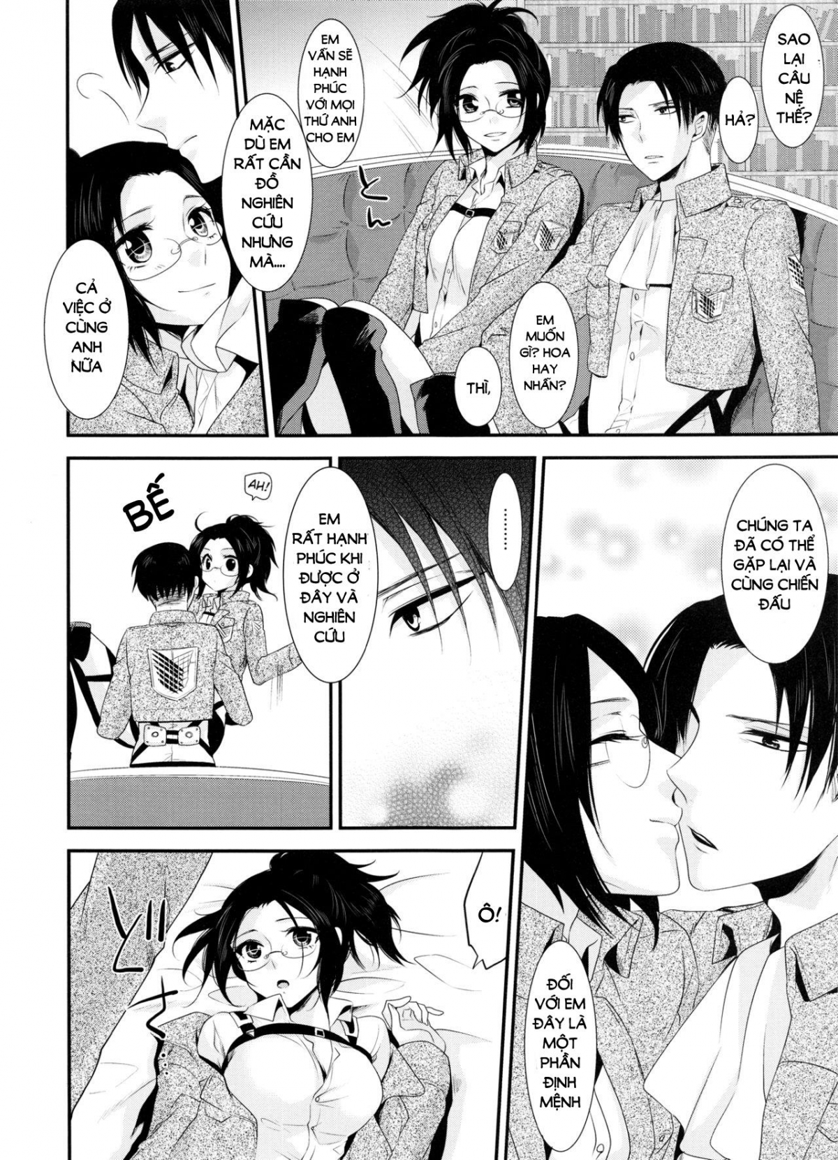 Đọc truyện hentai Kiss me once again (Shingeki no Kyojin) - Chap 2