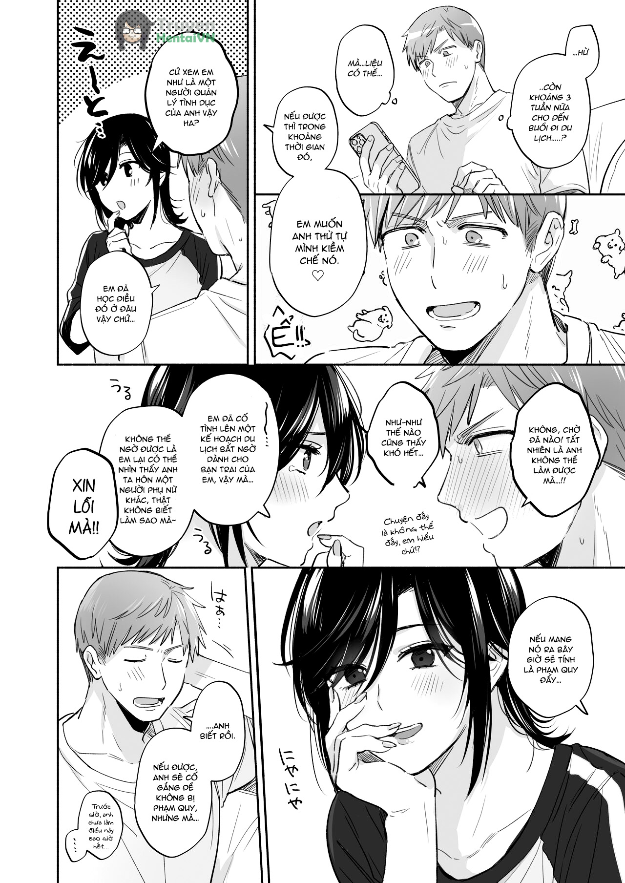 Đọc truyện hentai Suki Araba Kareshi no Seiheki o Yugametai! ~Gaman Genkai!! Icha Love Onsen Ryokou~ - Oneshot
