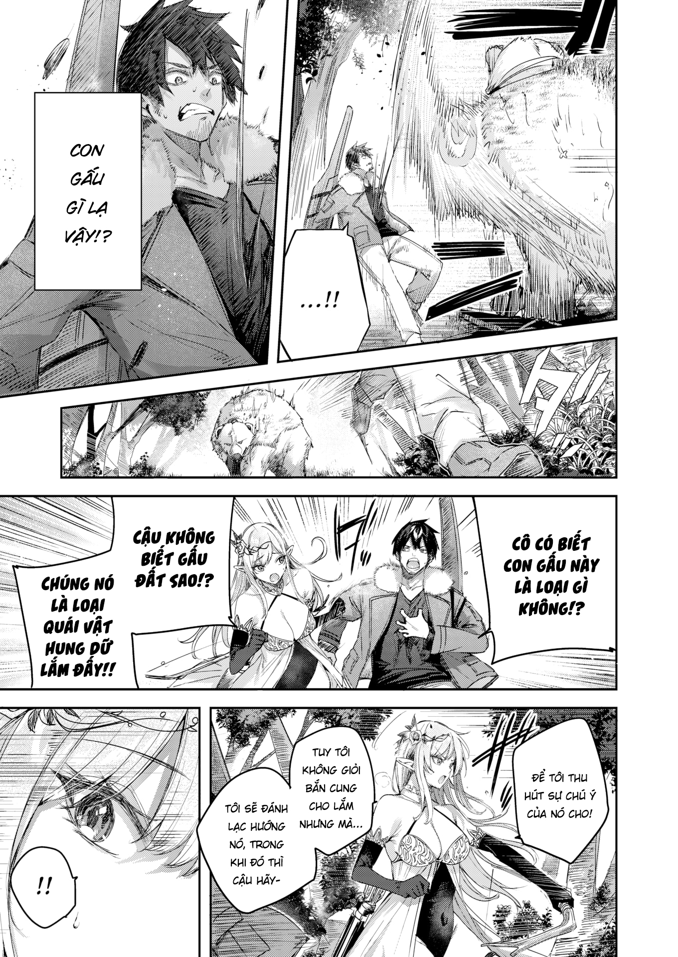 Đọc truyện hentai Cuộc chạm trán của chàng thợ săn đơn độc trong khu rừng yêu tinh - Chap 1