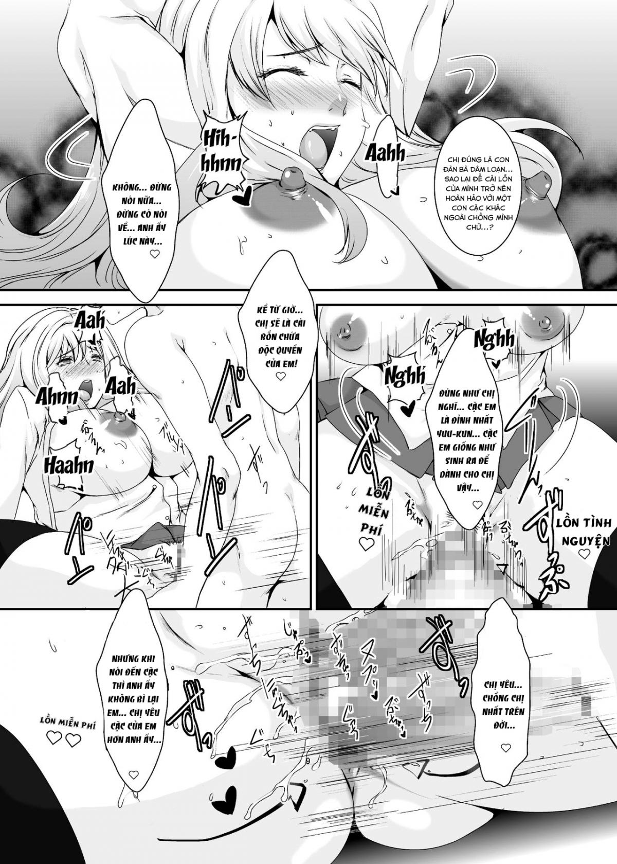 Đọc truyện hentai Oku-sama wa Moto Yariman - Chap 4