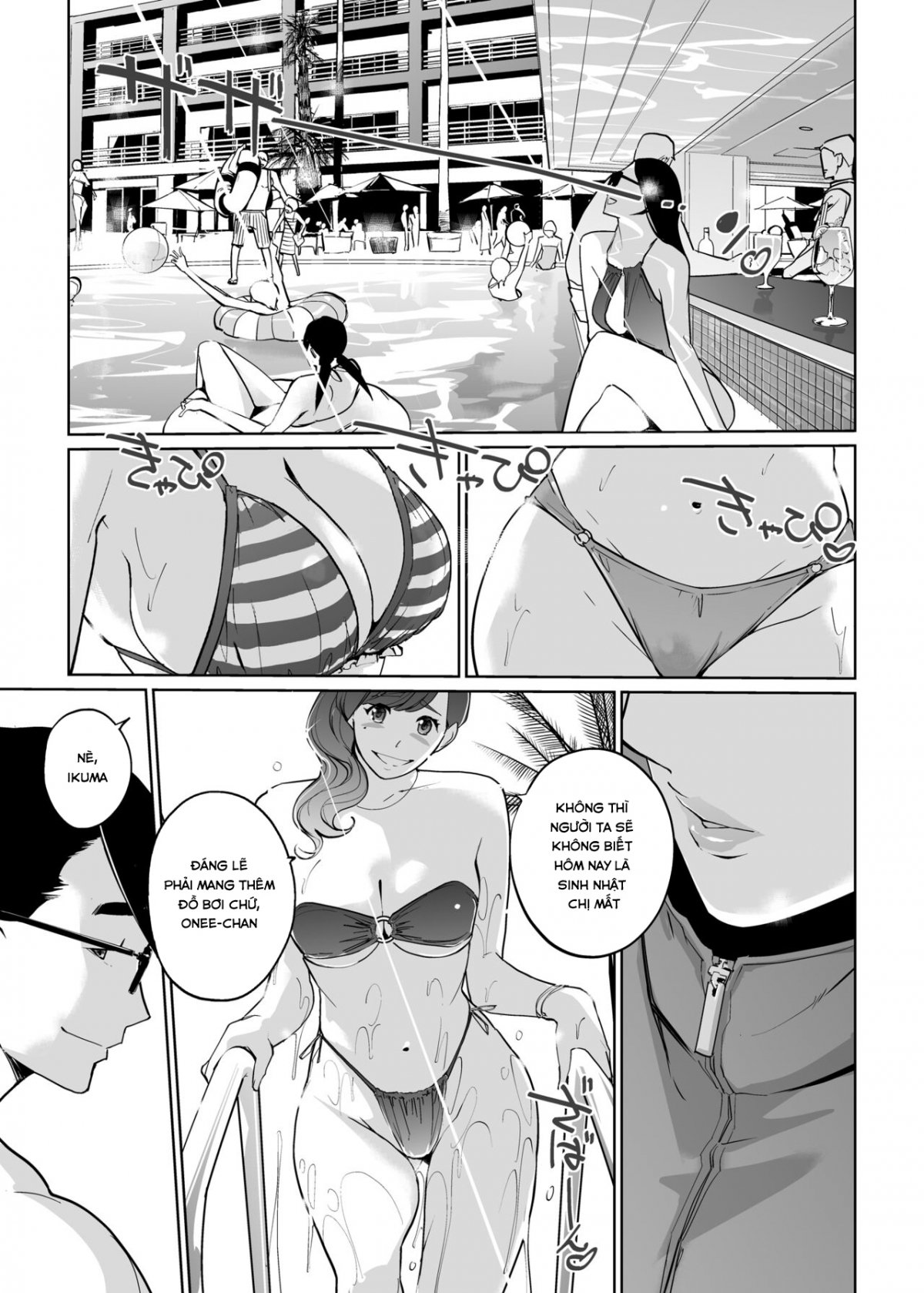 Đọc truyện hentai NTR Midnight Pool 2 - Chap 1