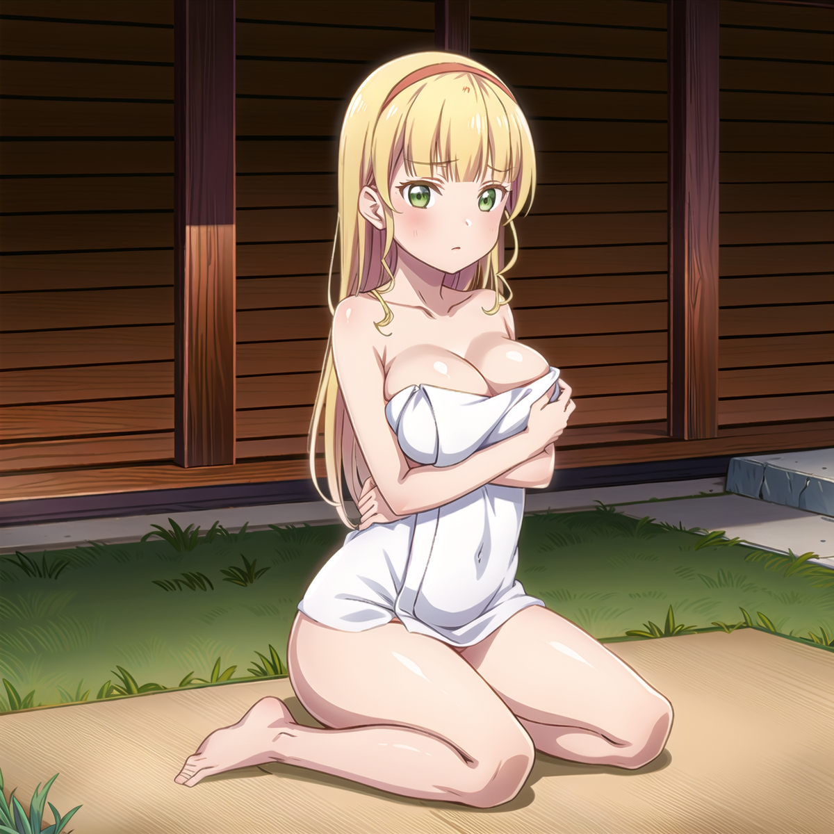 Đọc truyện hentai Tuyển tập Albums Art hentai - Chap 188 - Sumire | Towel